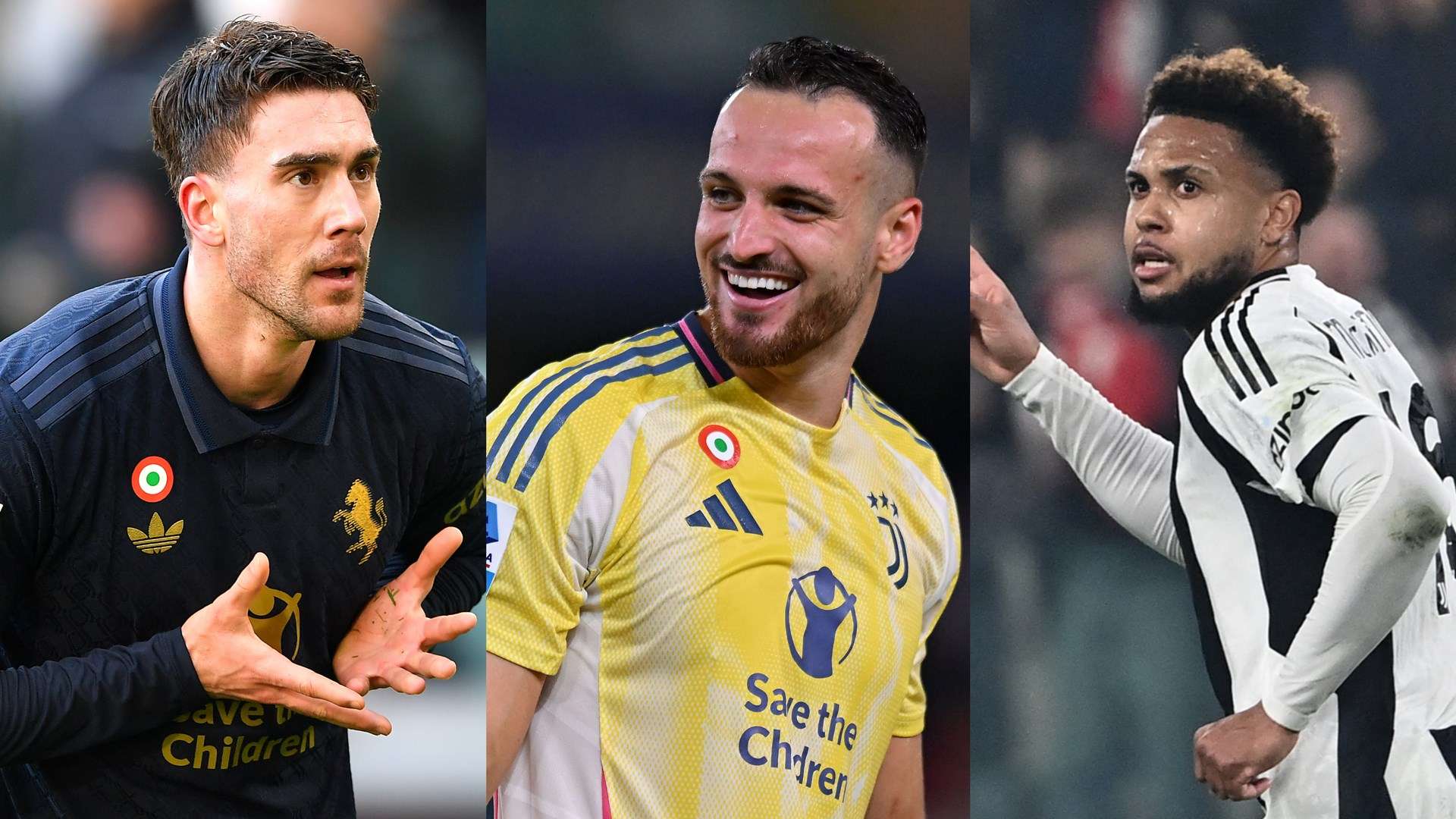 Vlahovic Gatti McKennie Juventus