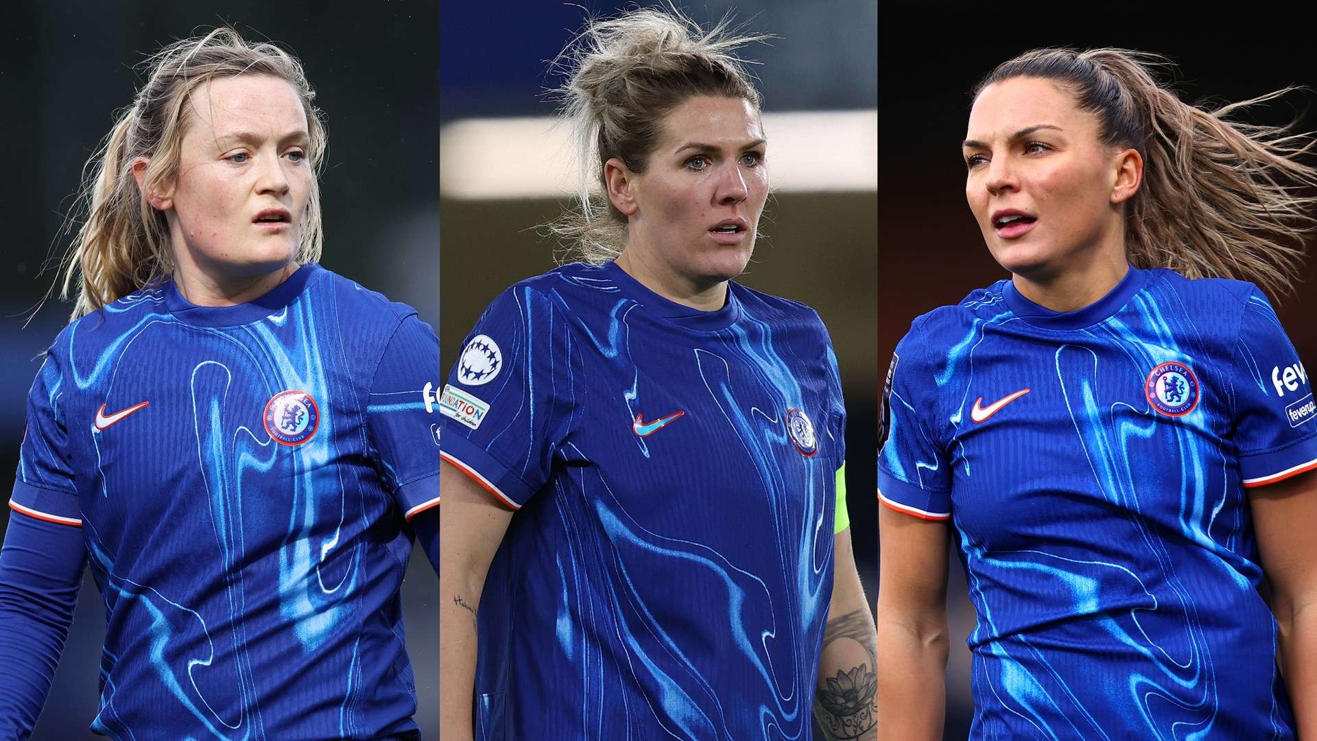 Erin Cuthbert Millie Bright Johanna Rytting Kaneryd Chelsea Women split