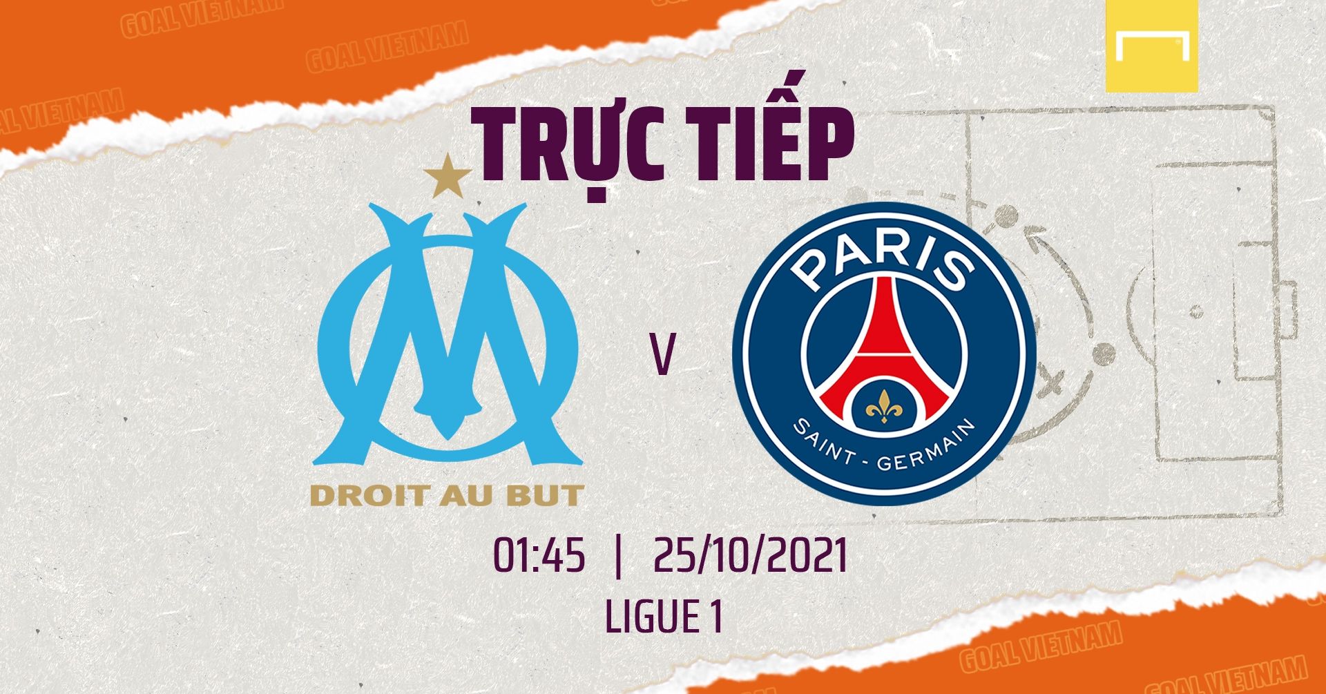 Live Marseille vs PSG 2021/22 Ligue 1 GFX