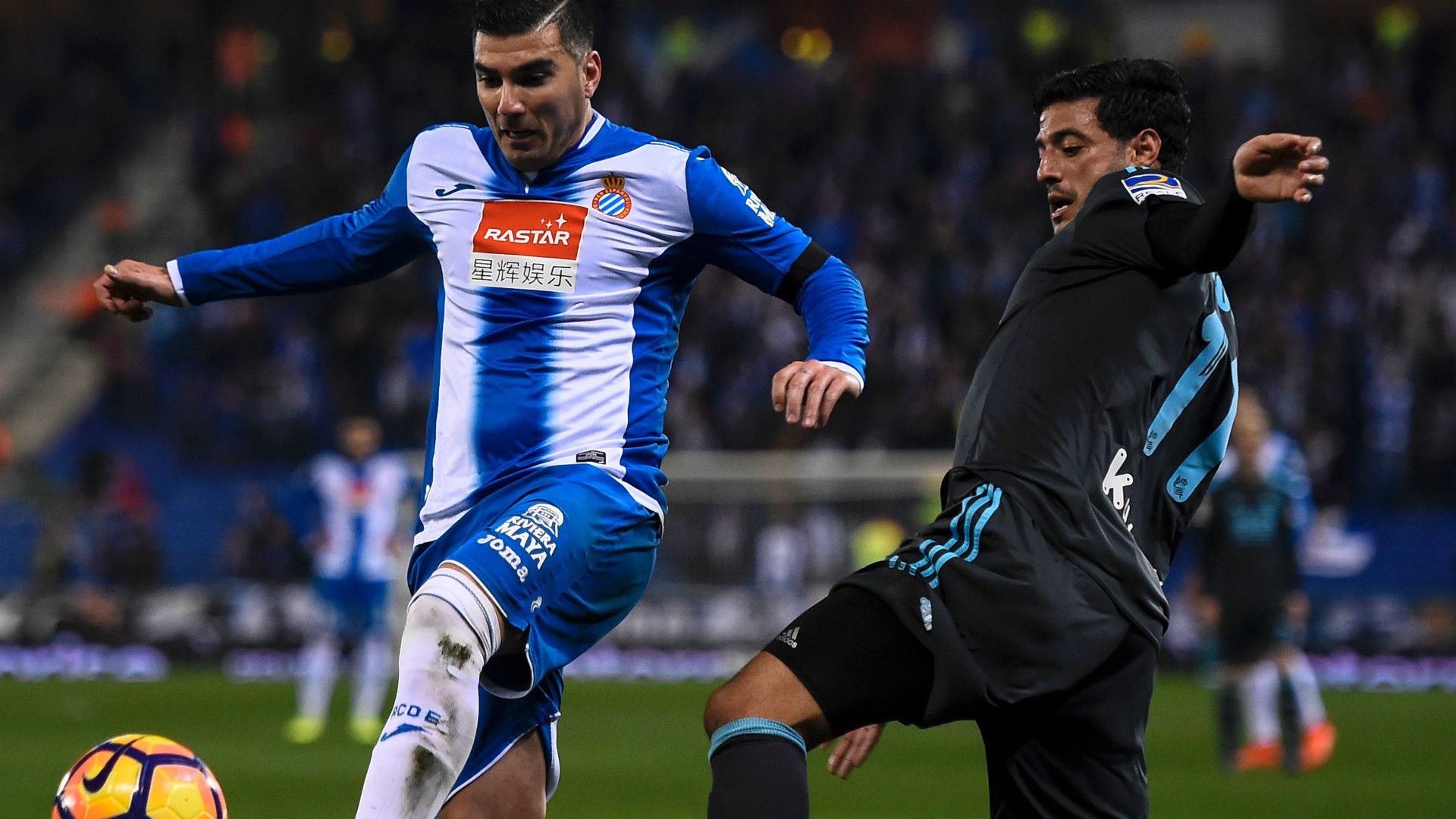 Jose Antonio Reyes Carlos Vela Espanyol Real Sociedad LaLiga