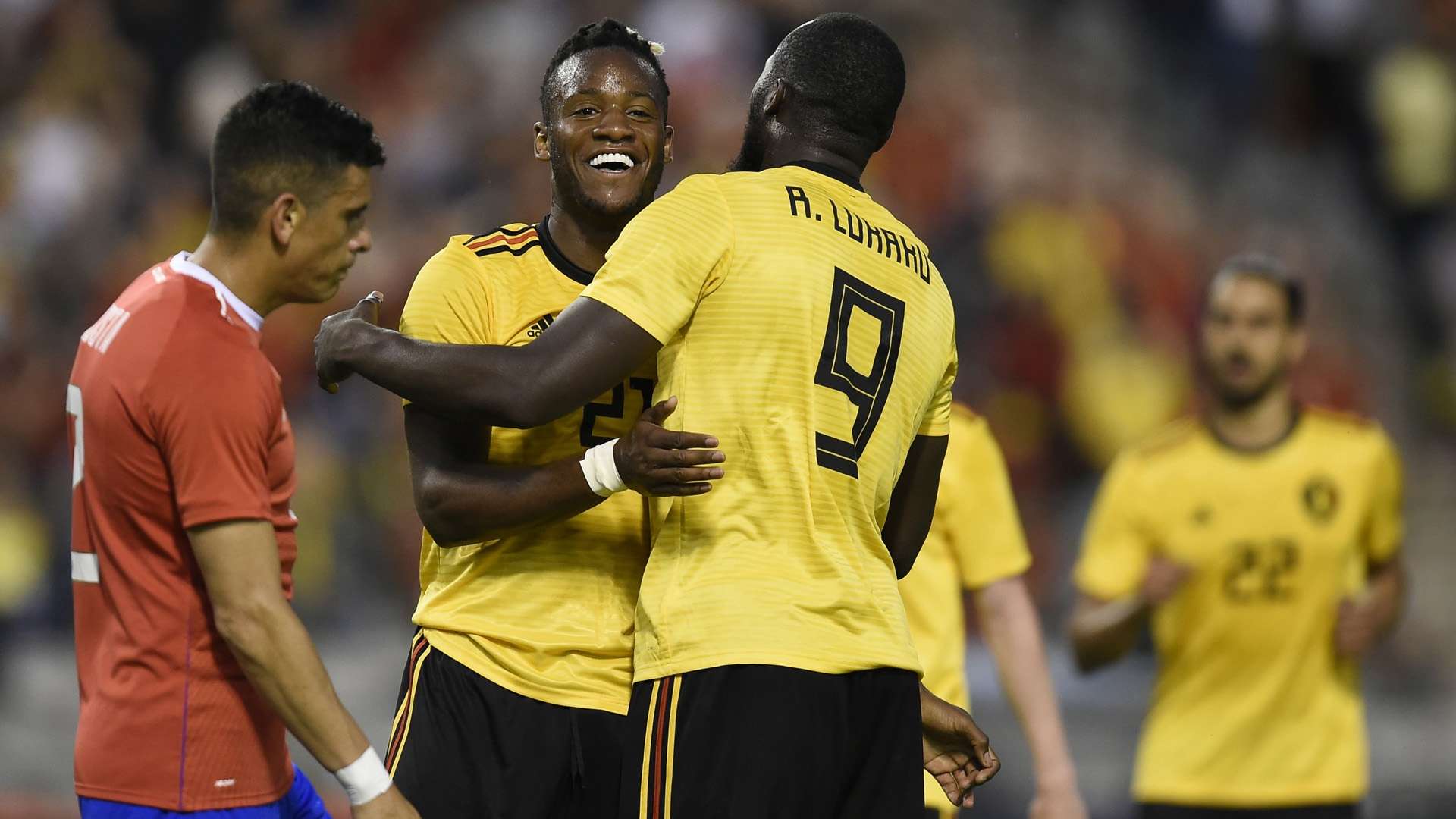 Romelu Lukaku Michy Batshuayi Belgien 11062018