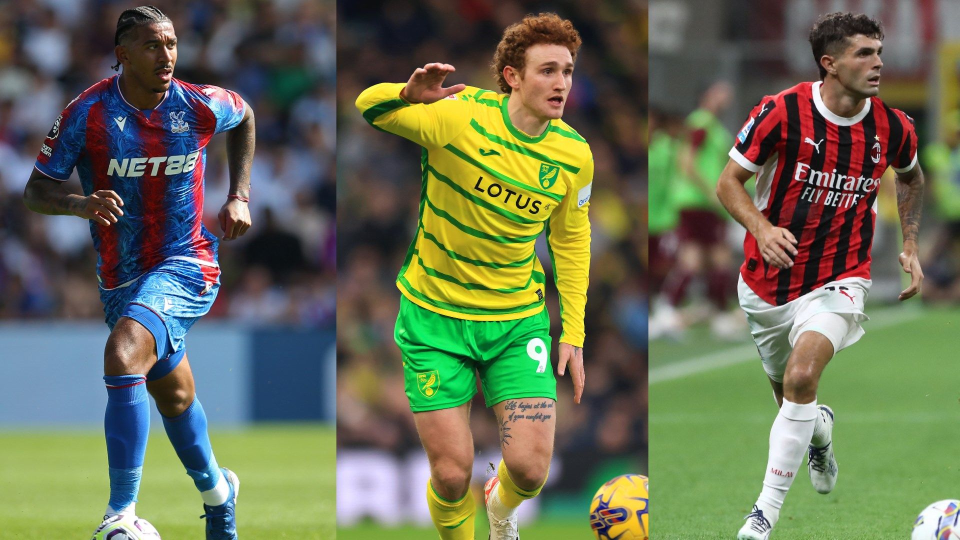 Chris Richards, Josh Sargent, Christian Pulisic