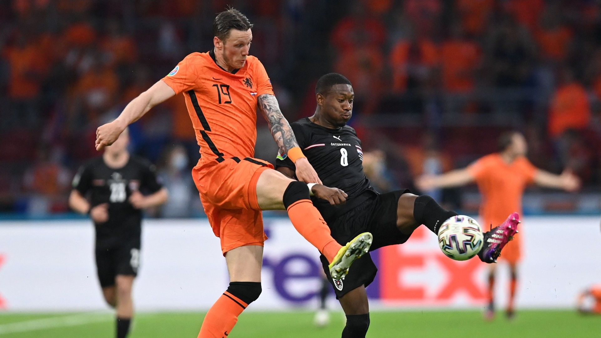Wout Weghorst Dsvid Alaba Netherlands Austria