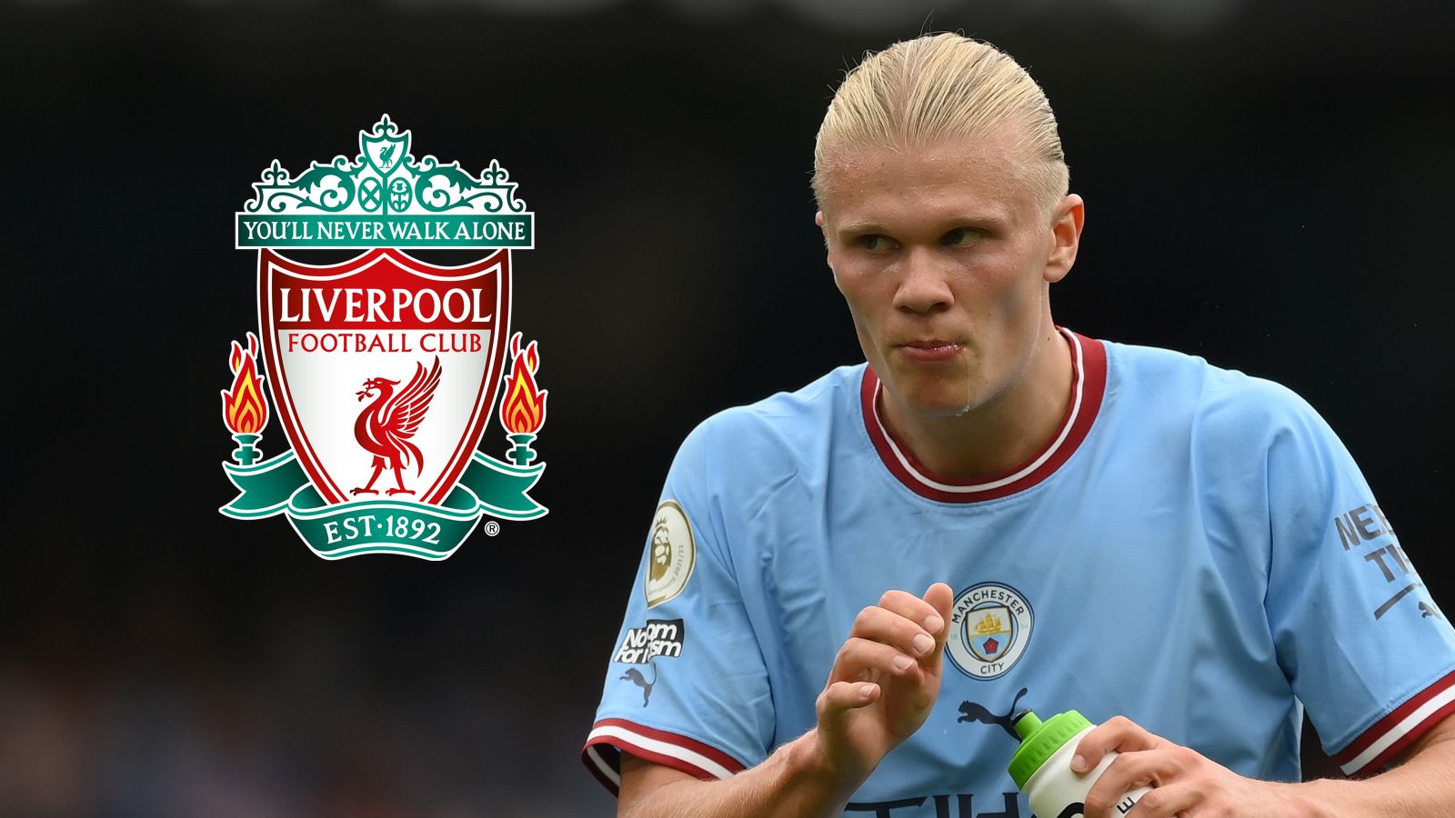 Erling Haaland Liverpool GFX