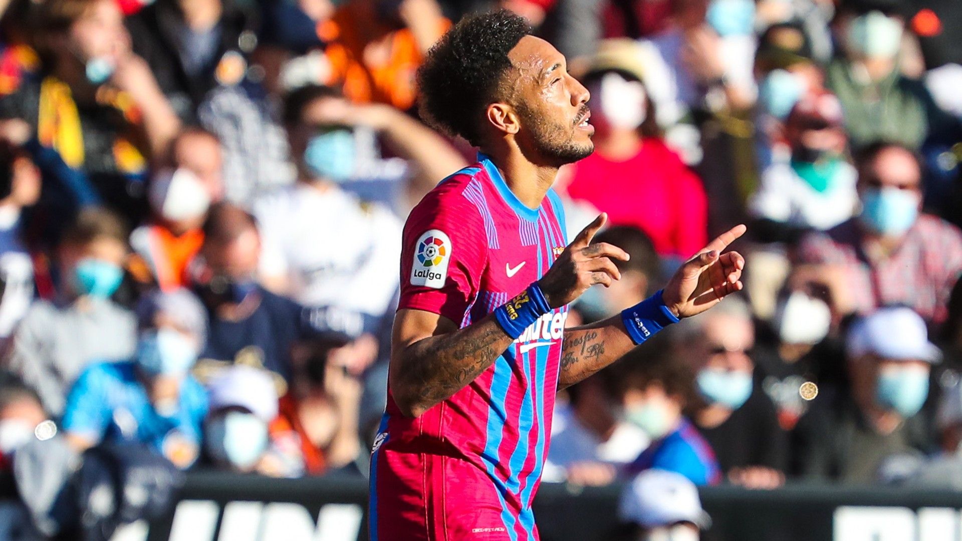 Barcelona and Gabon player Pierre-Emerick Aubameyang.
