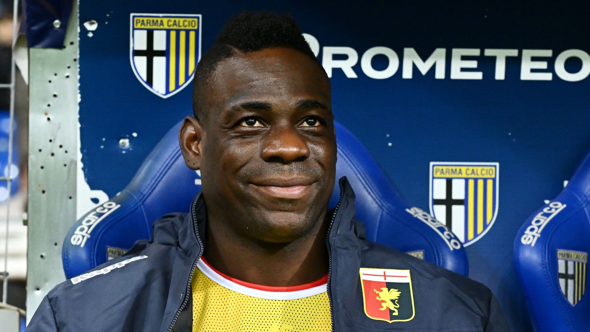 Mario Balotelli Genoa panchina