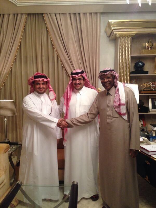 الأمير نواف بن فيصل والبلطان وعيد