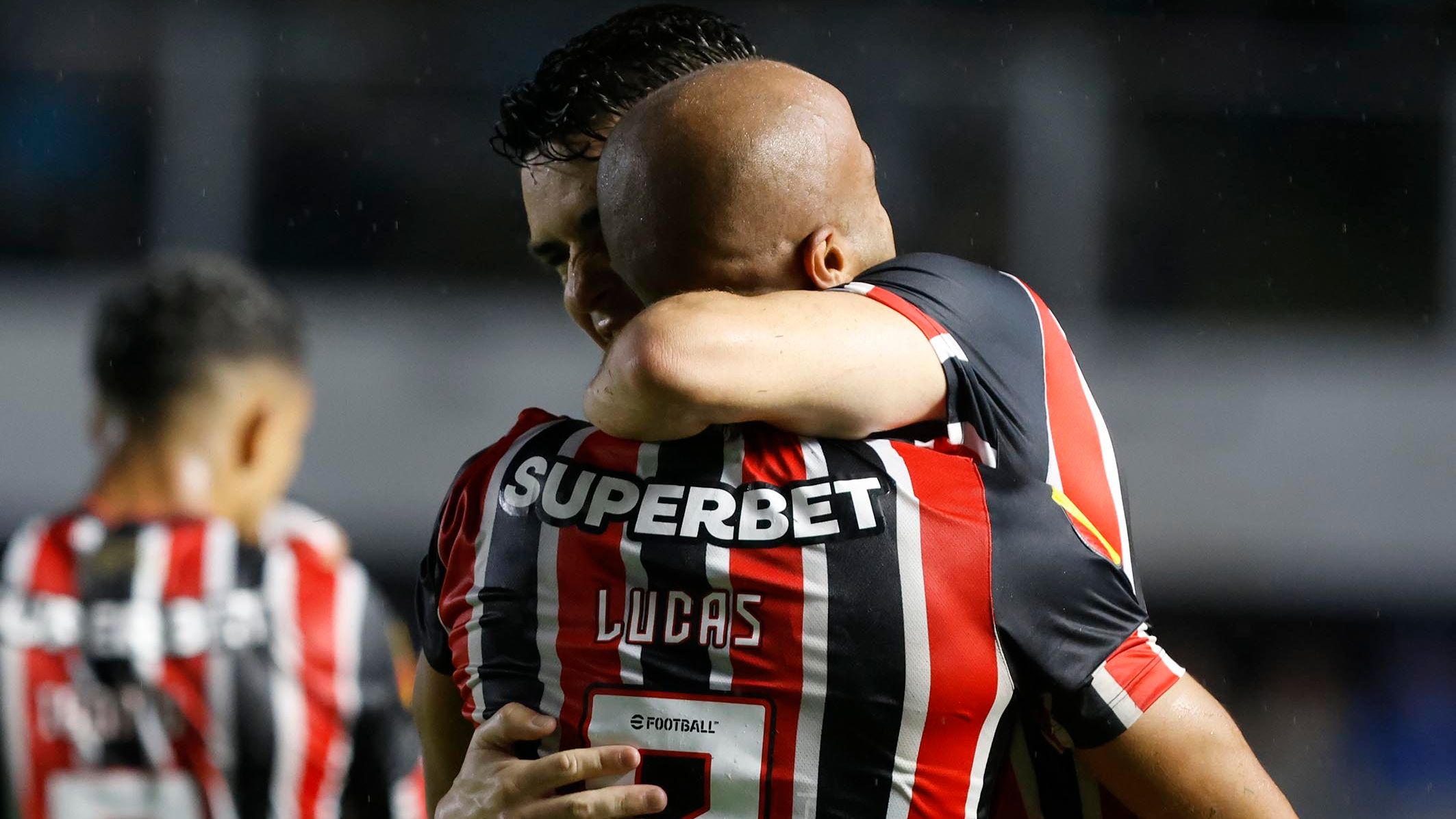 Lucas Moura e Oscar, São Paulo x Santos, Paulistão 2025