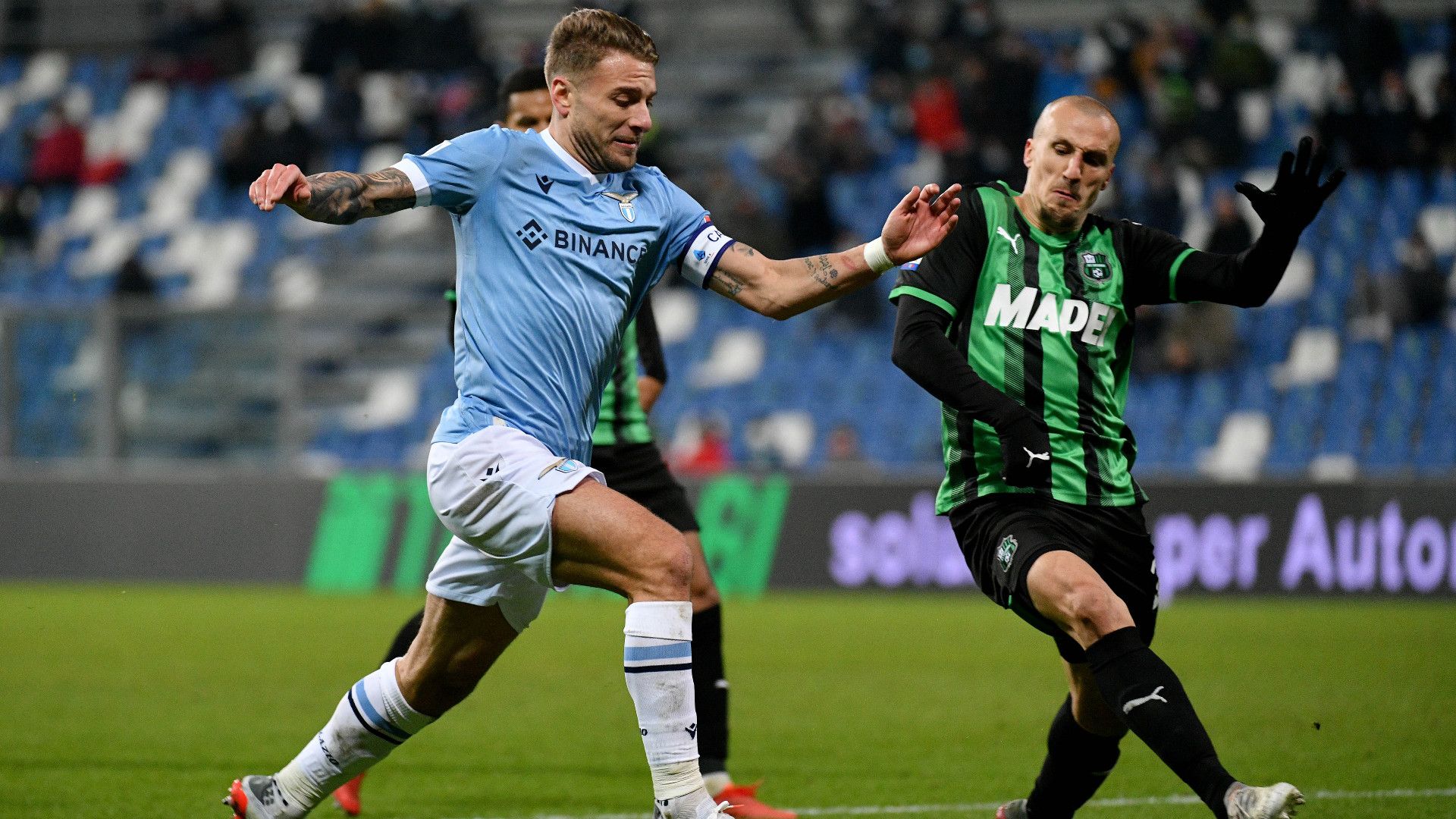Immobile Chiriches Sassuolo Lazio Serie A