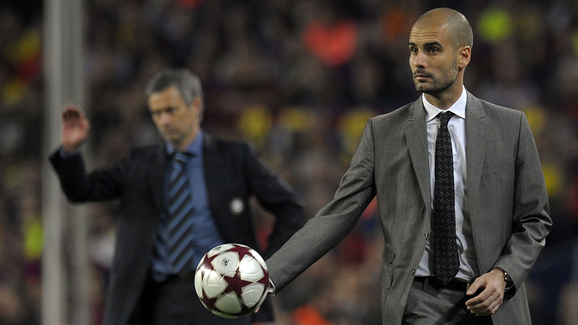 Pep Guardiola Jose Mourinho 2010