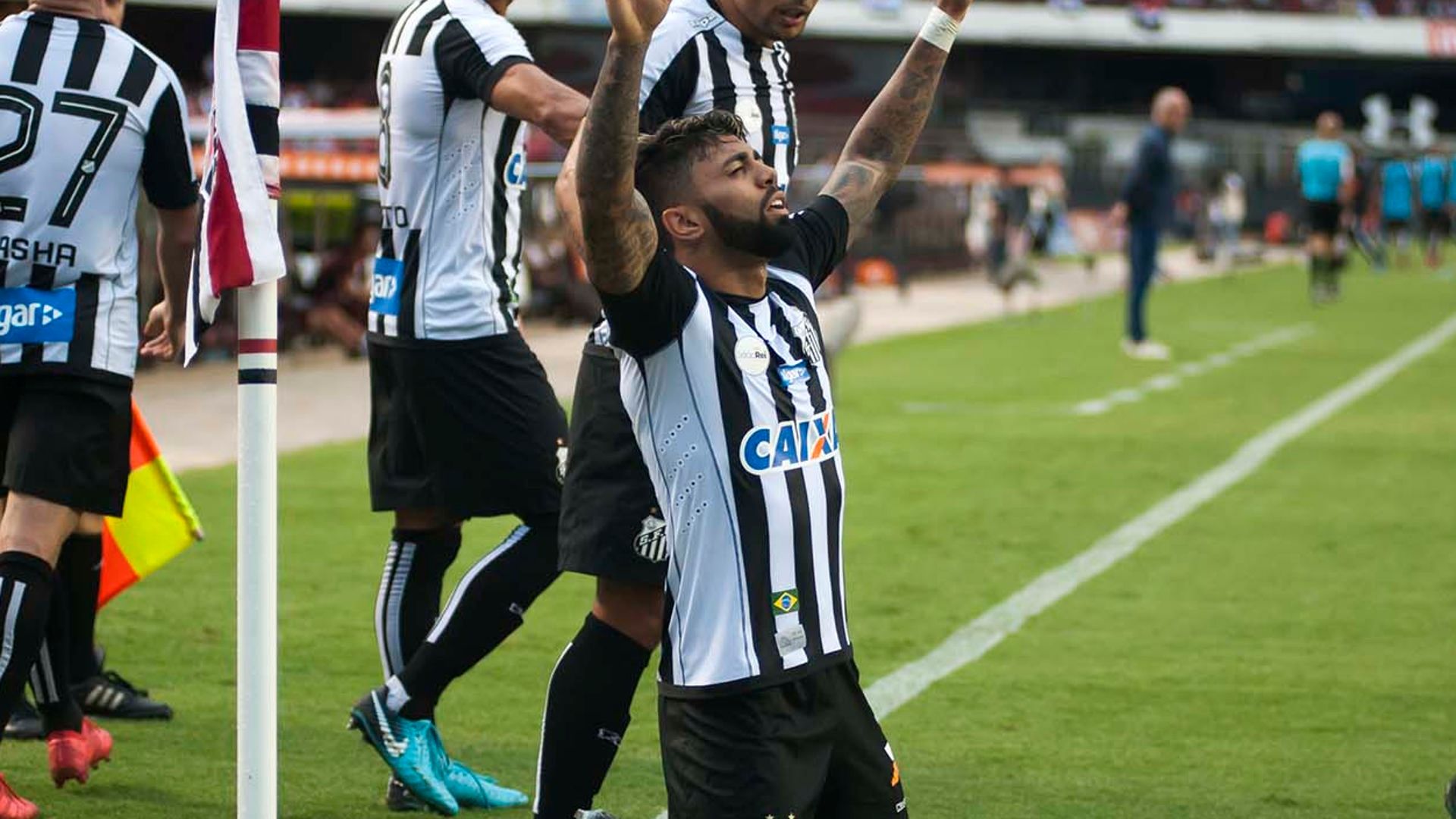 Gabigol Sao Paulo Santos 18022018