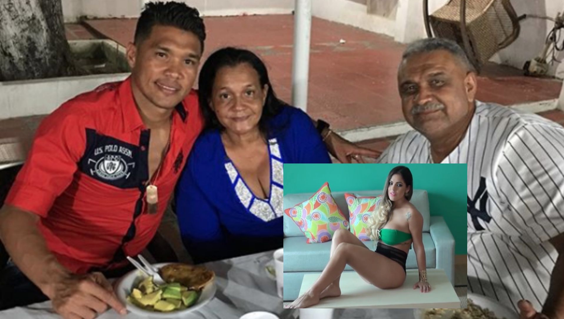 Teófilo Gutiérrez y familia