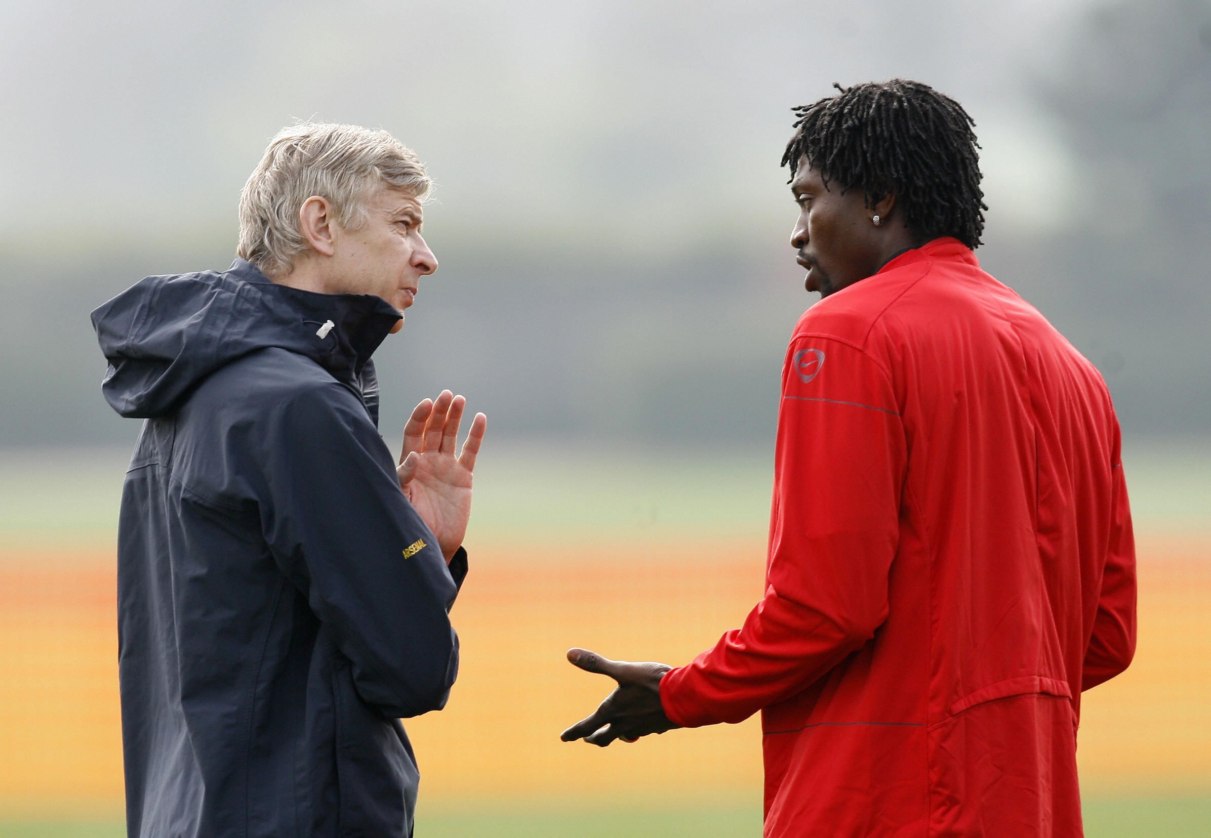 Emmanuel Adebayor Arsene Wenger Arsenal