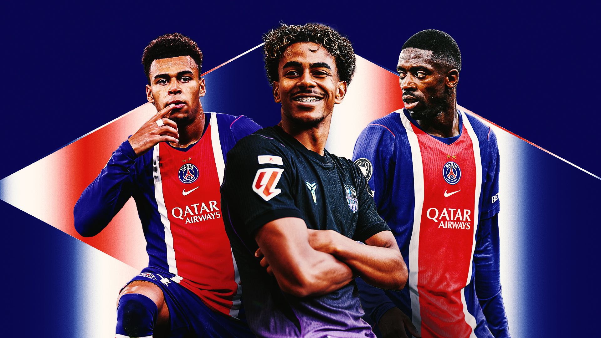 Lamine Yamal Barcelona PSG GFX