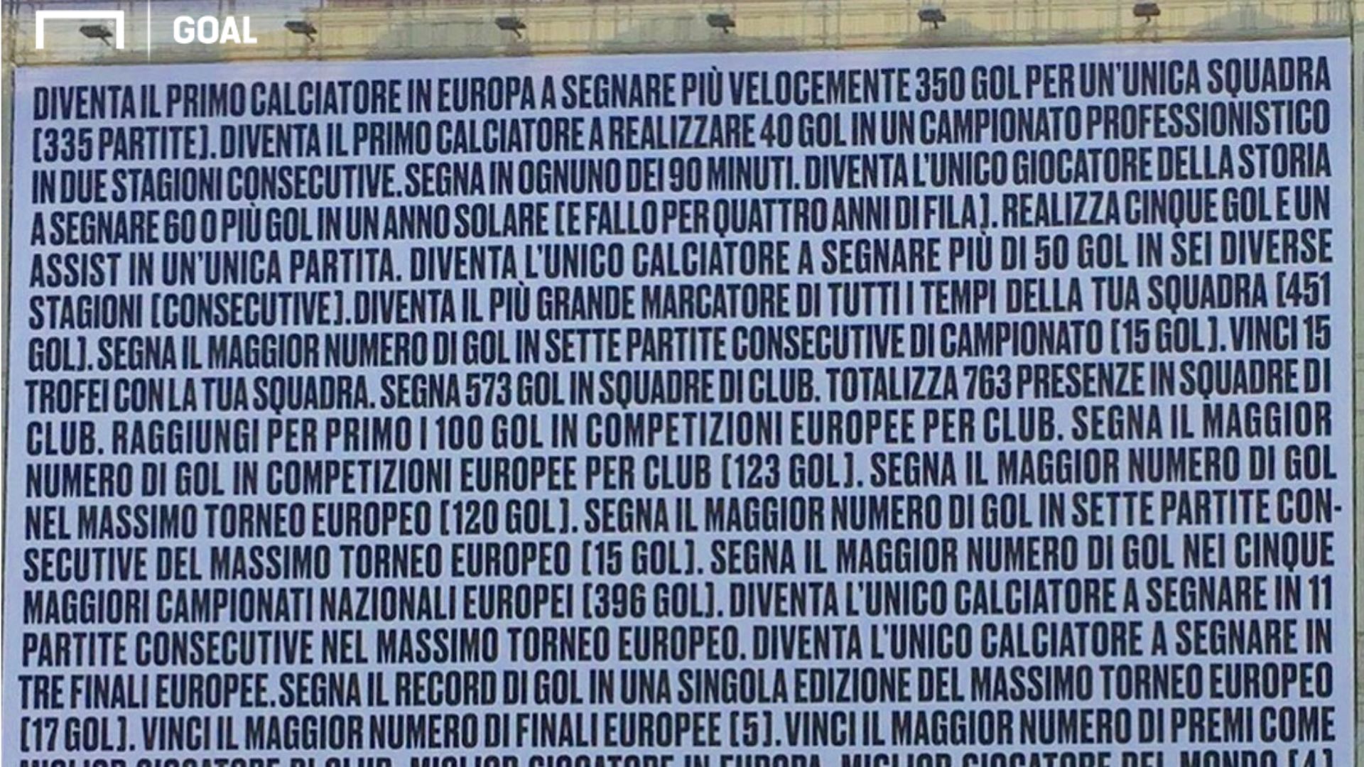 Cristiano Ronaldo message