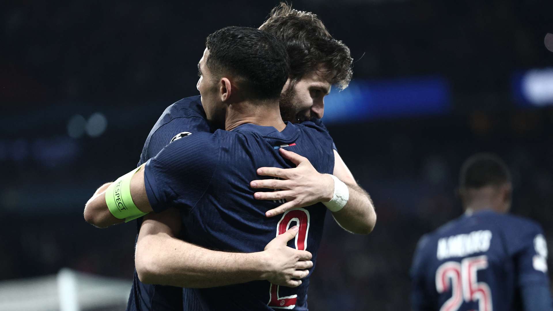 Kvaratskhelia Hakimi PSG Aston Villa Champions League