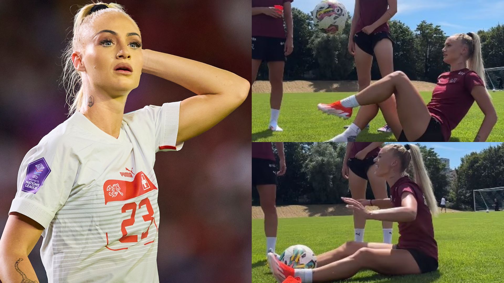 Alisha Lehmann skill fail 2024