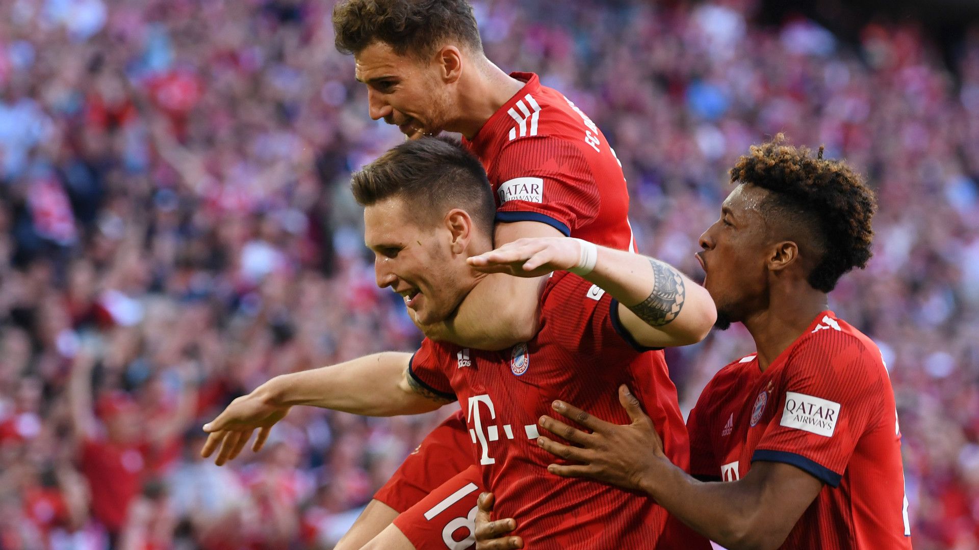 NIKLAS SÜLE LEON GORETZKA KINGSLEY COMAN BAYERN MÜNCHEN