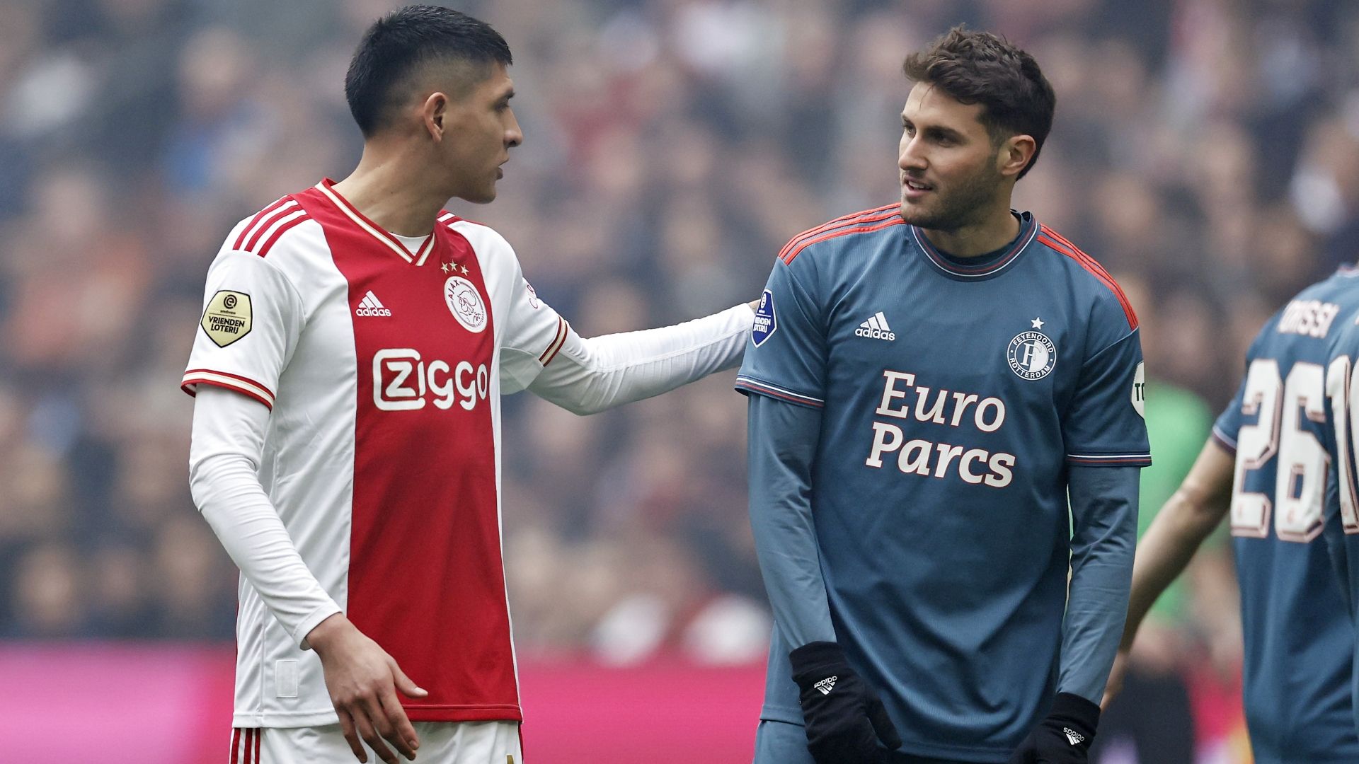 Edson Álvarez y Santiago Giménez | Ajax vs Feyenoord 2023