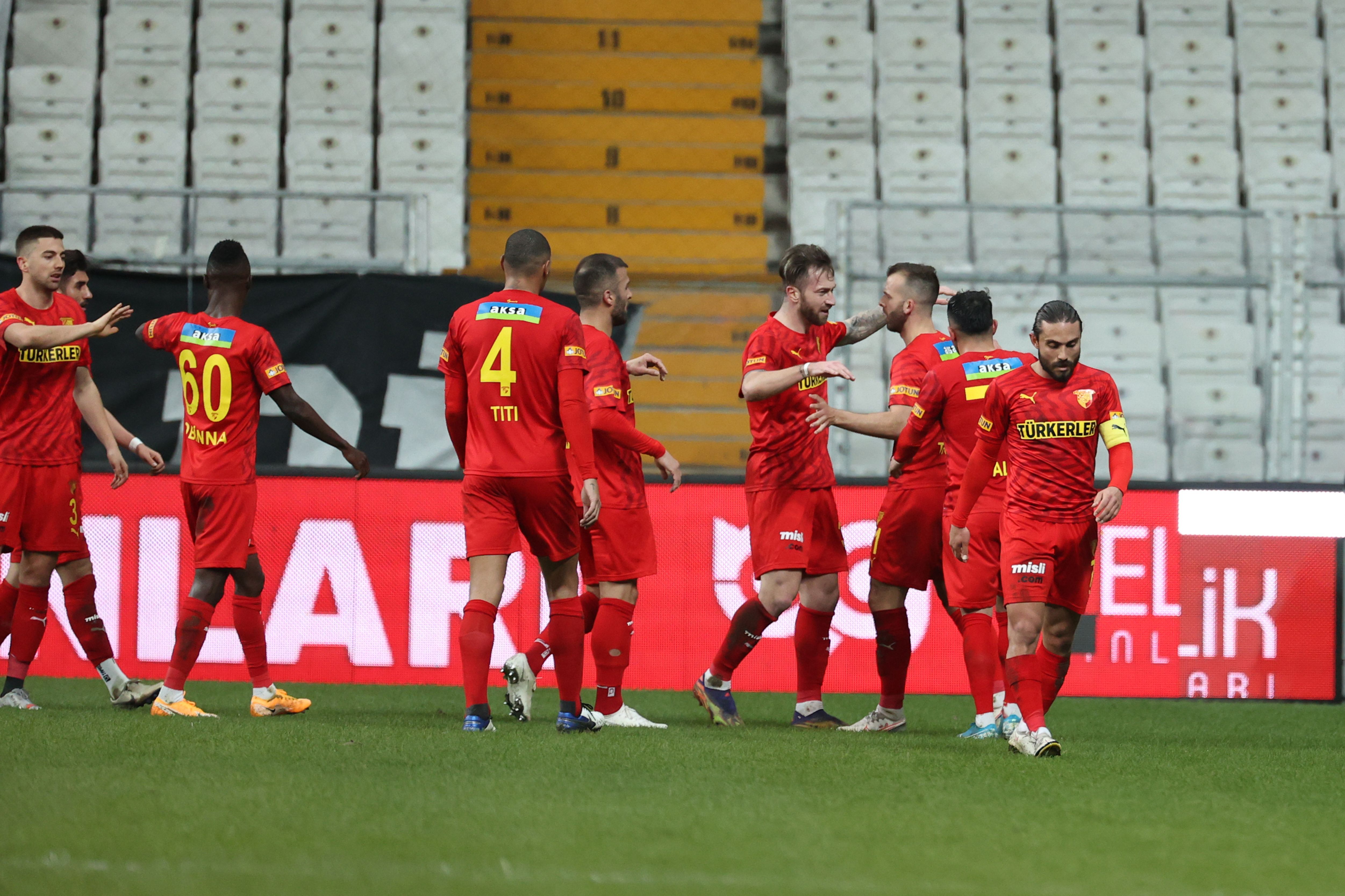 Goztepe goal celebration