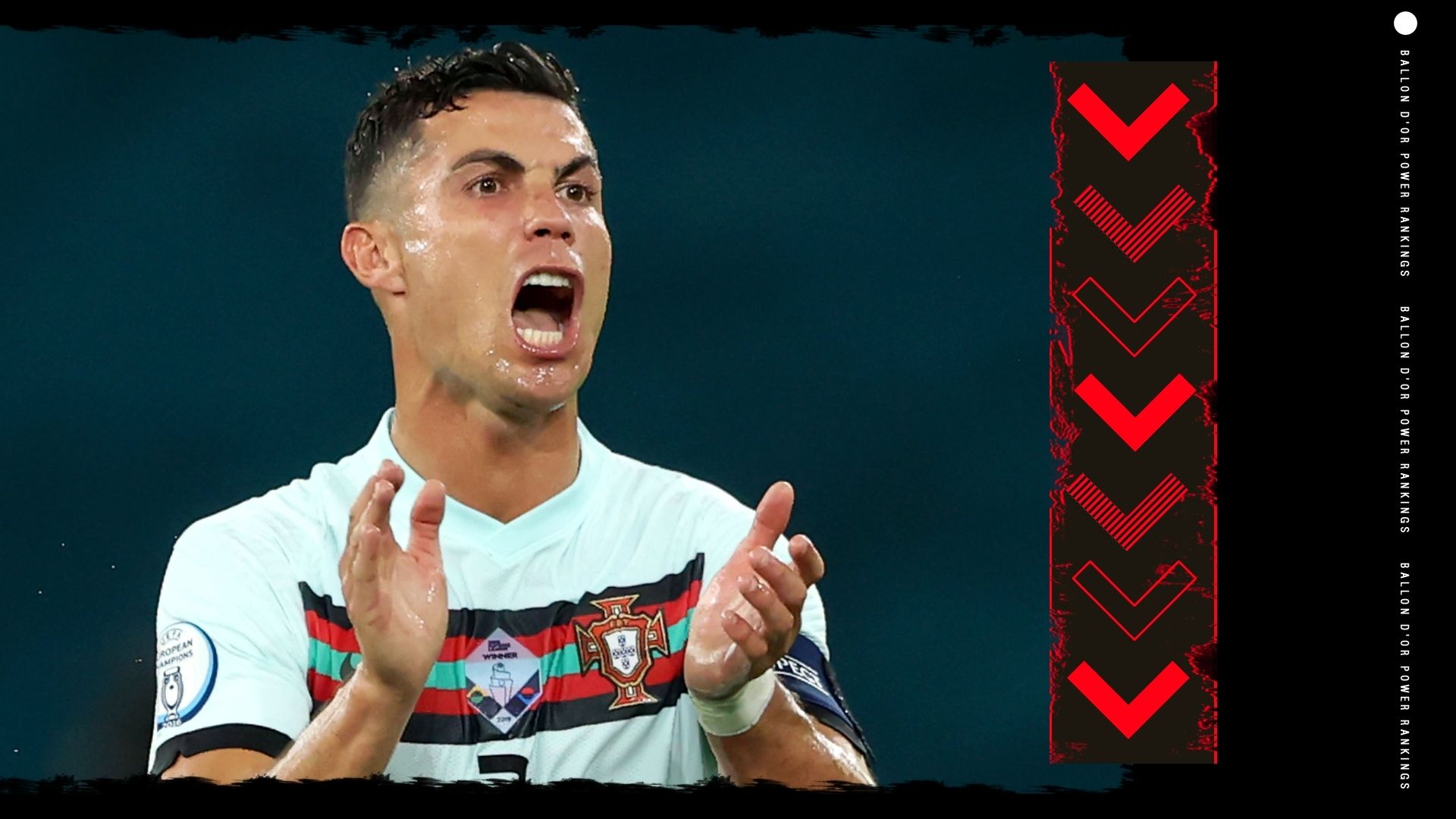 Cristiano Ronaldo Ballon d'Or Rankings GFX