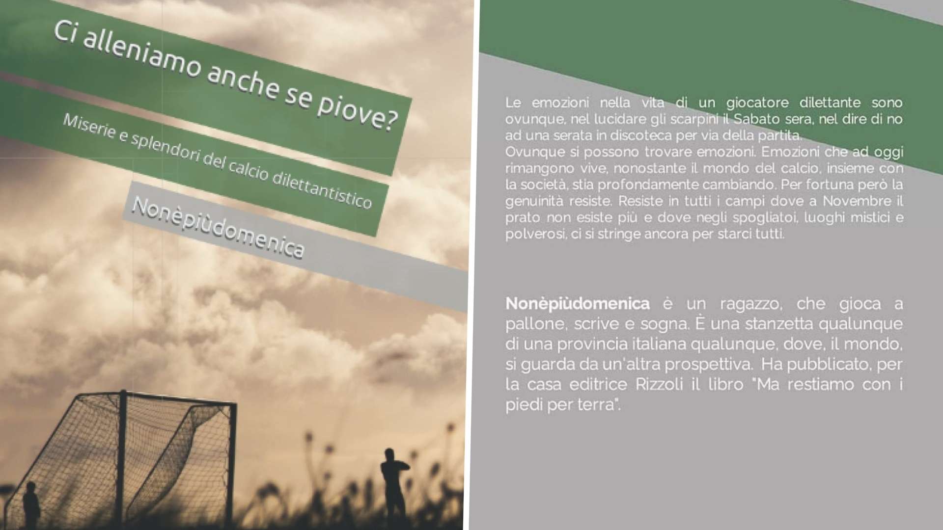 Ci alleniamo anche se piove?