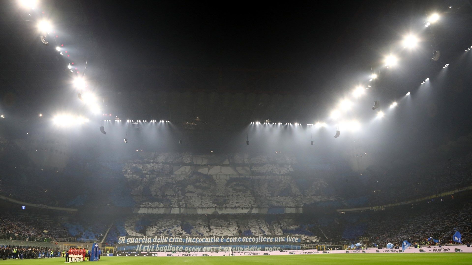 Coregrafia Medusa Inter-Juventus