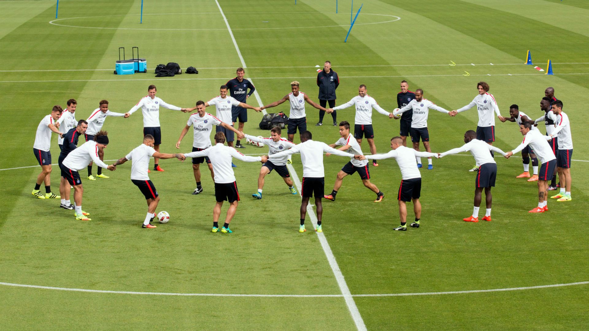 PSG Paris Saint-Germain entraînement