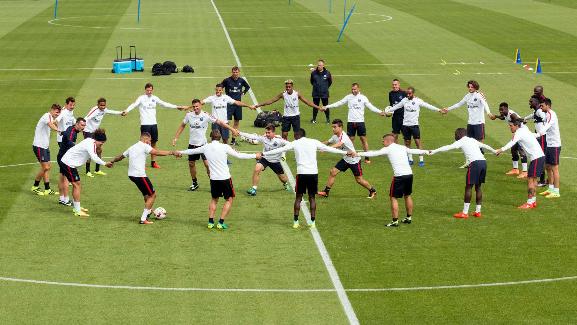 PSG Paris Saint-Germain entraînement