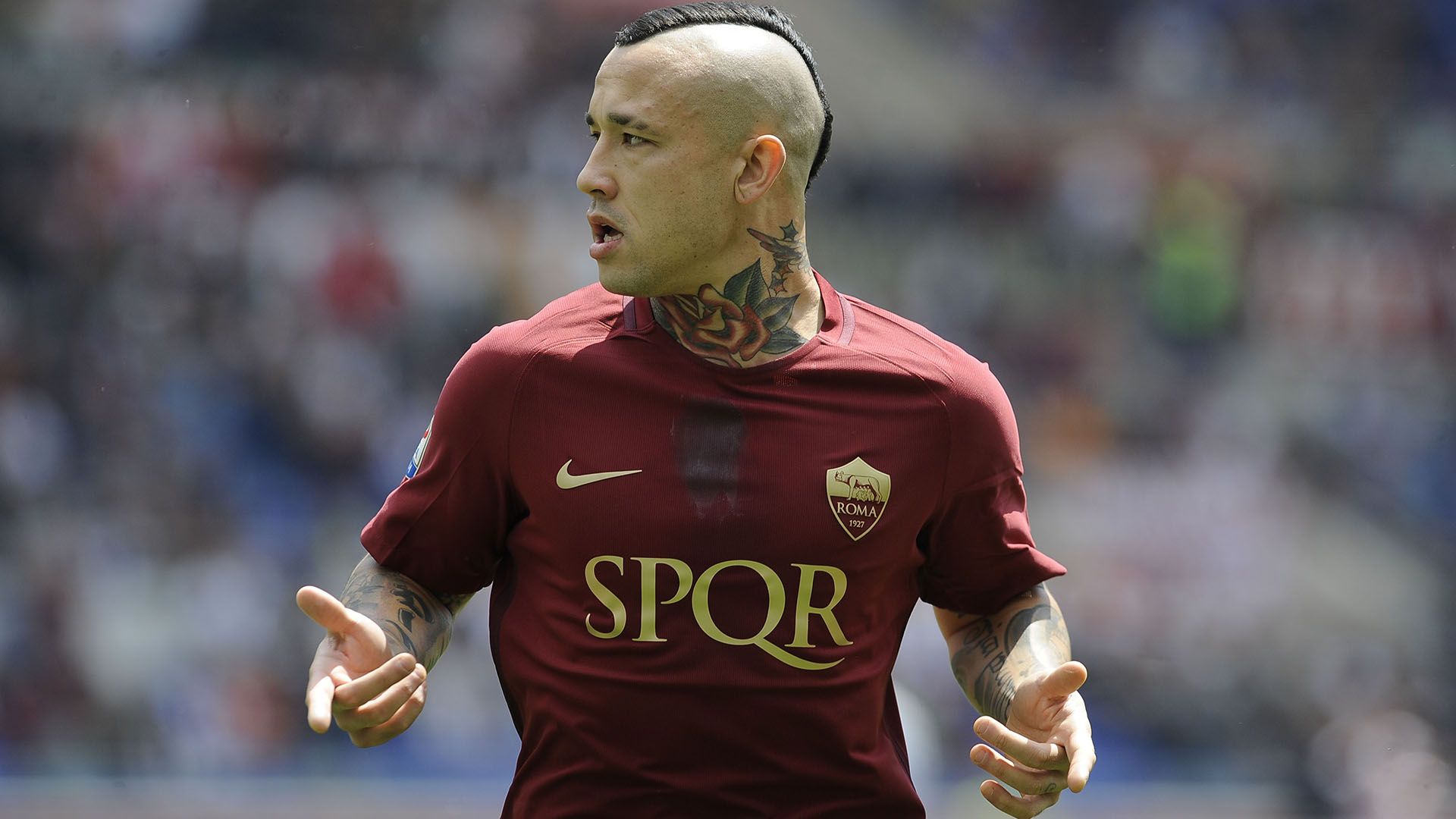Radja Nainggolan Roma Lazio Serie A