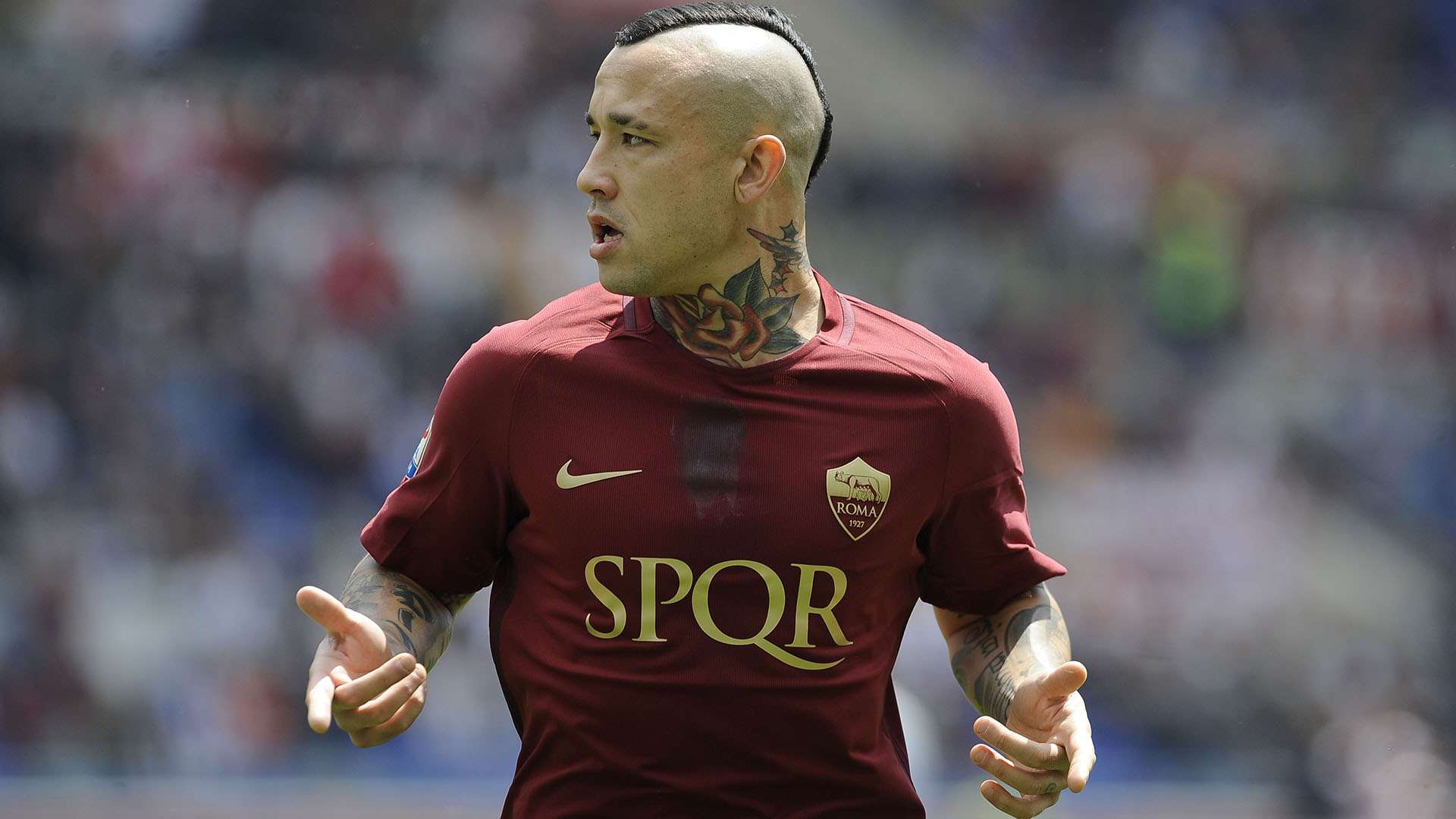 Radja Nainggolan Roma Lazio Serie A