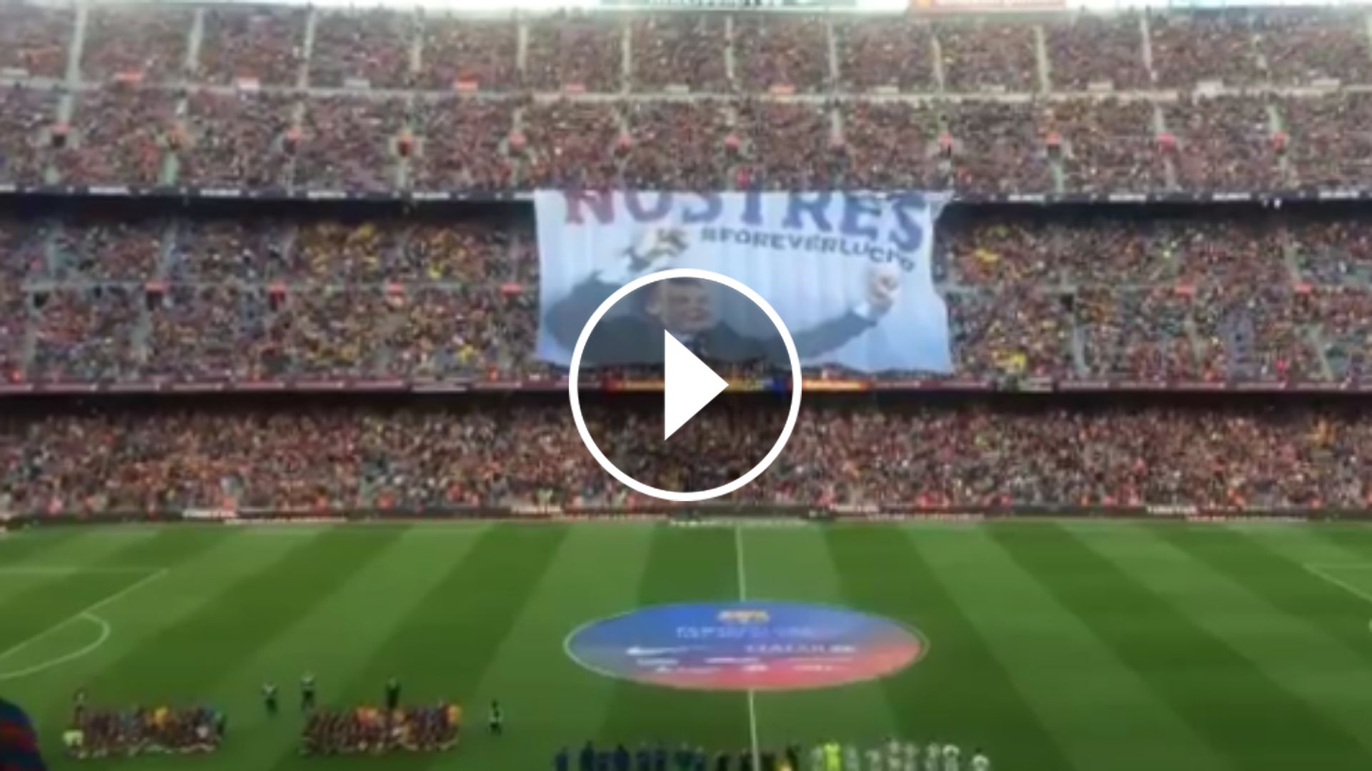tifo Luis Enrique