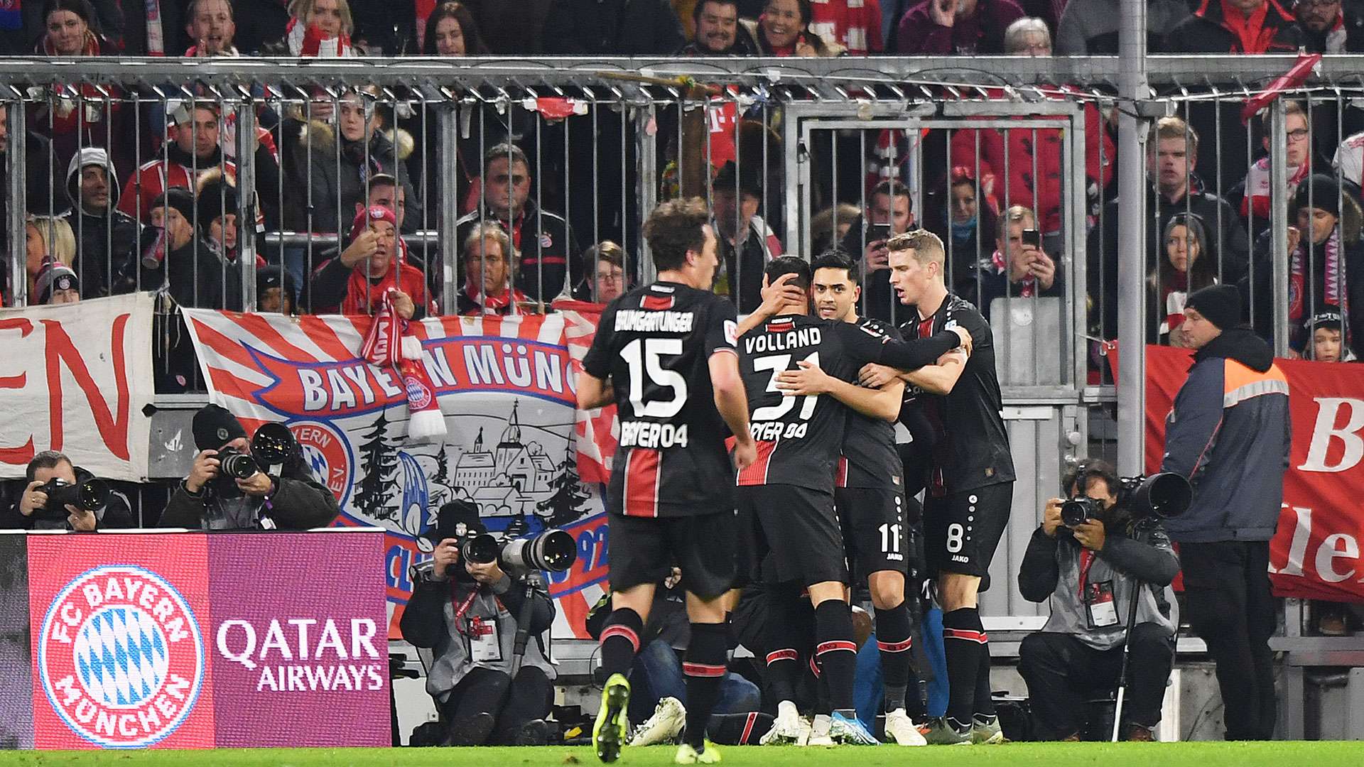 Bayer Leverkusen Goal Celebration 12012019