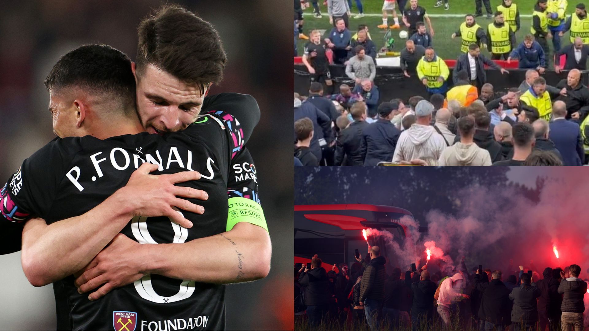 West Ham AZ Europa Conference League fans