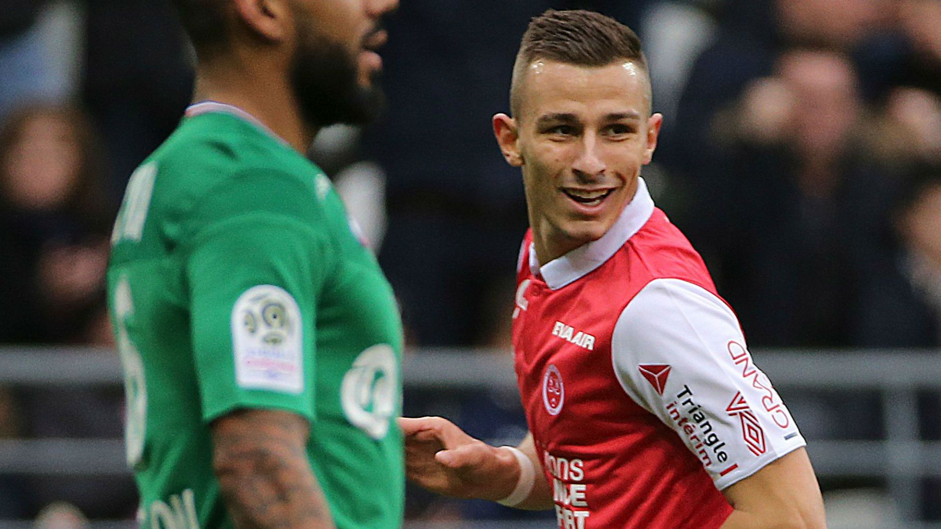 Remi Oudin Reims Saint-Etienne Ligue 1 08122019