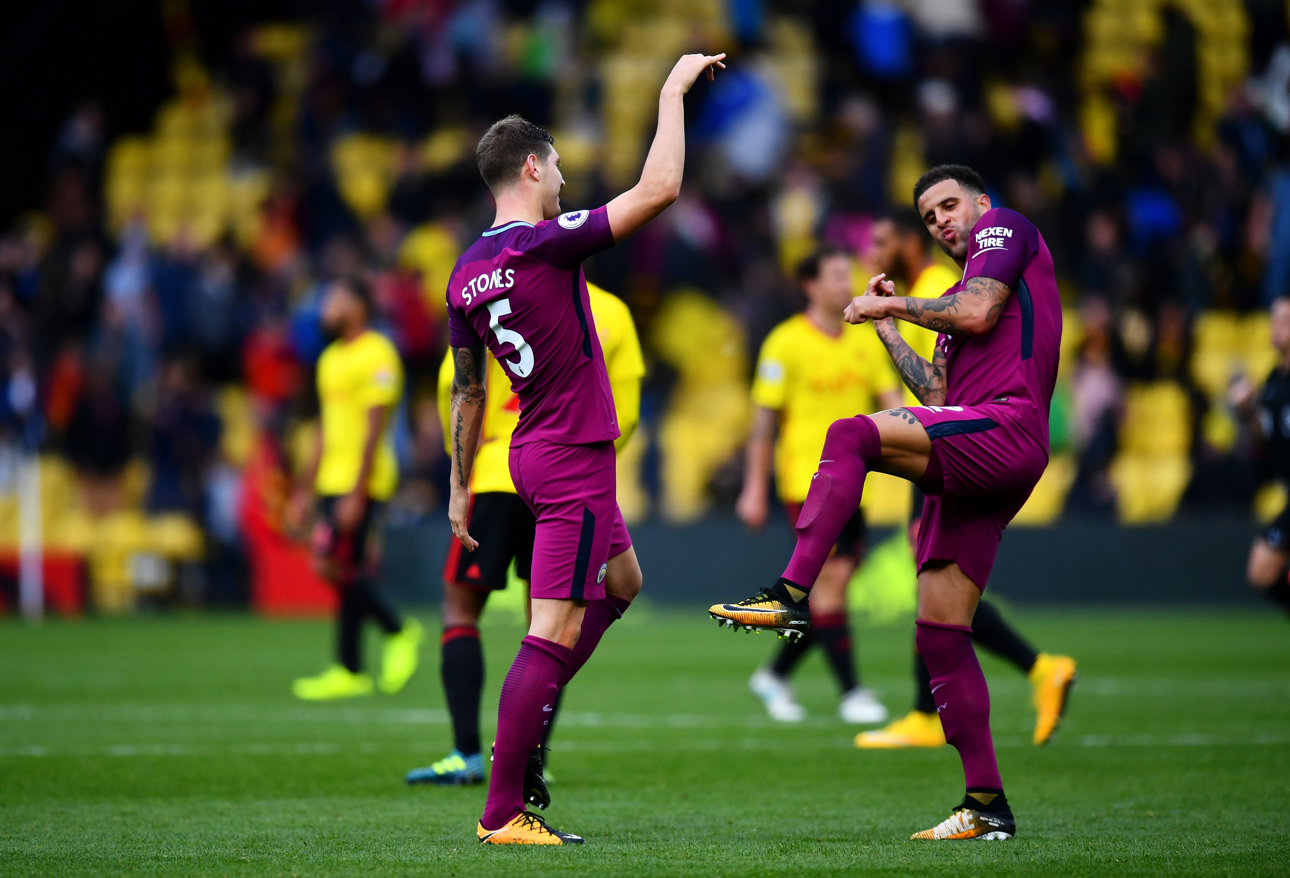 John Stones Kyle Walker Manchester City