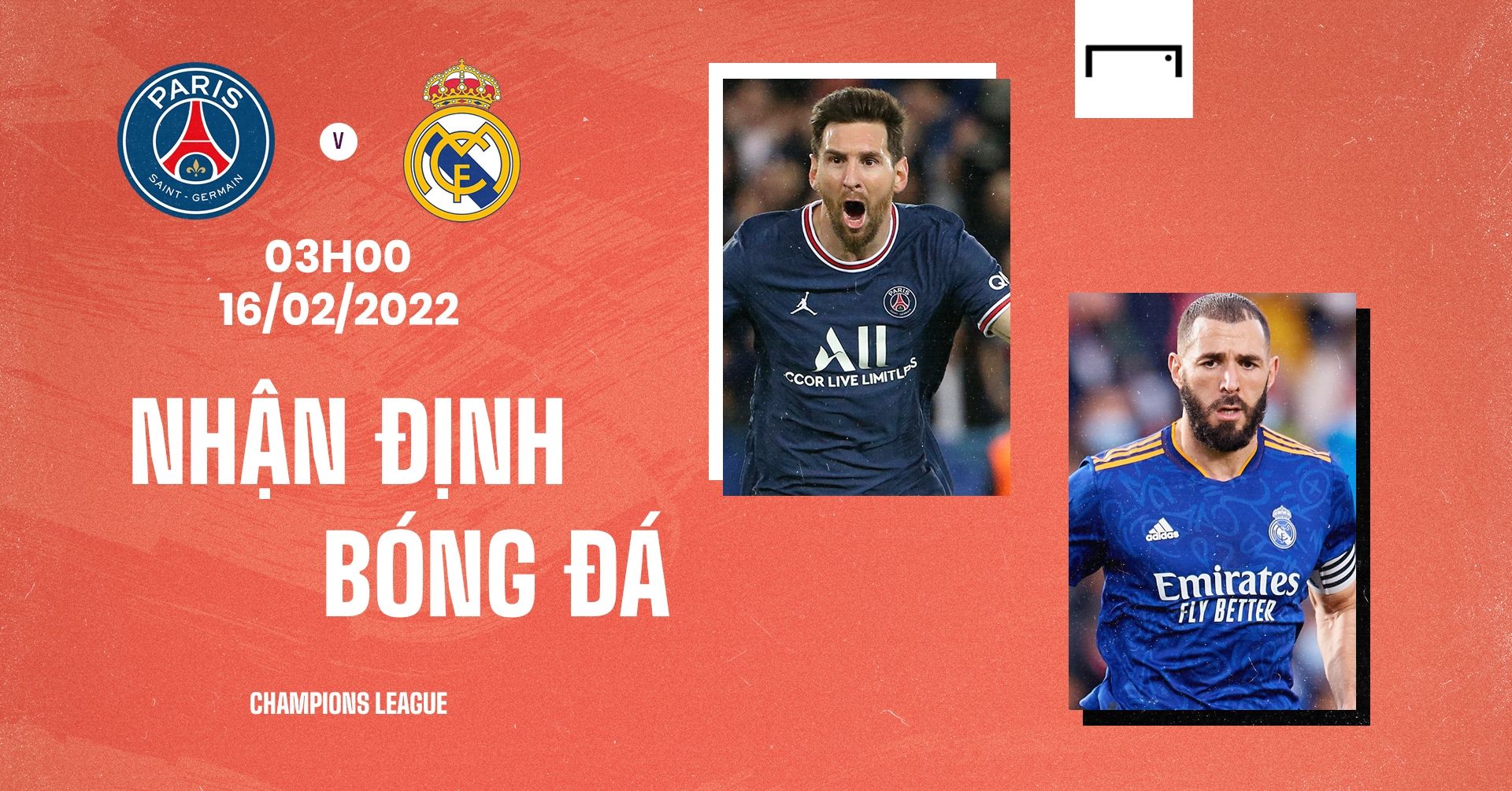 Preview PSG vs Real Madrid Champions League 2021/22 GFX