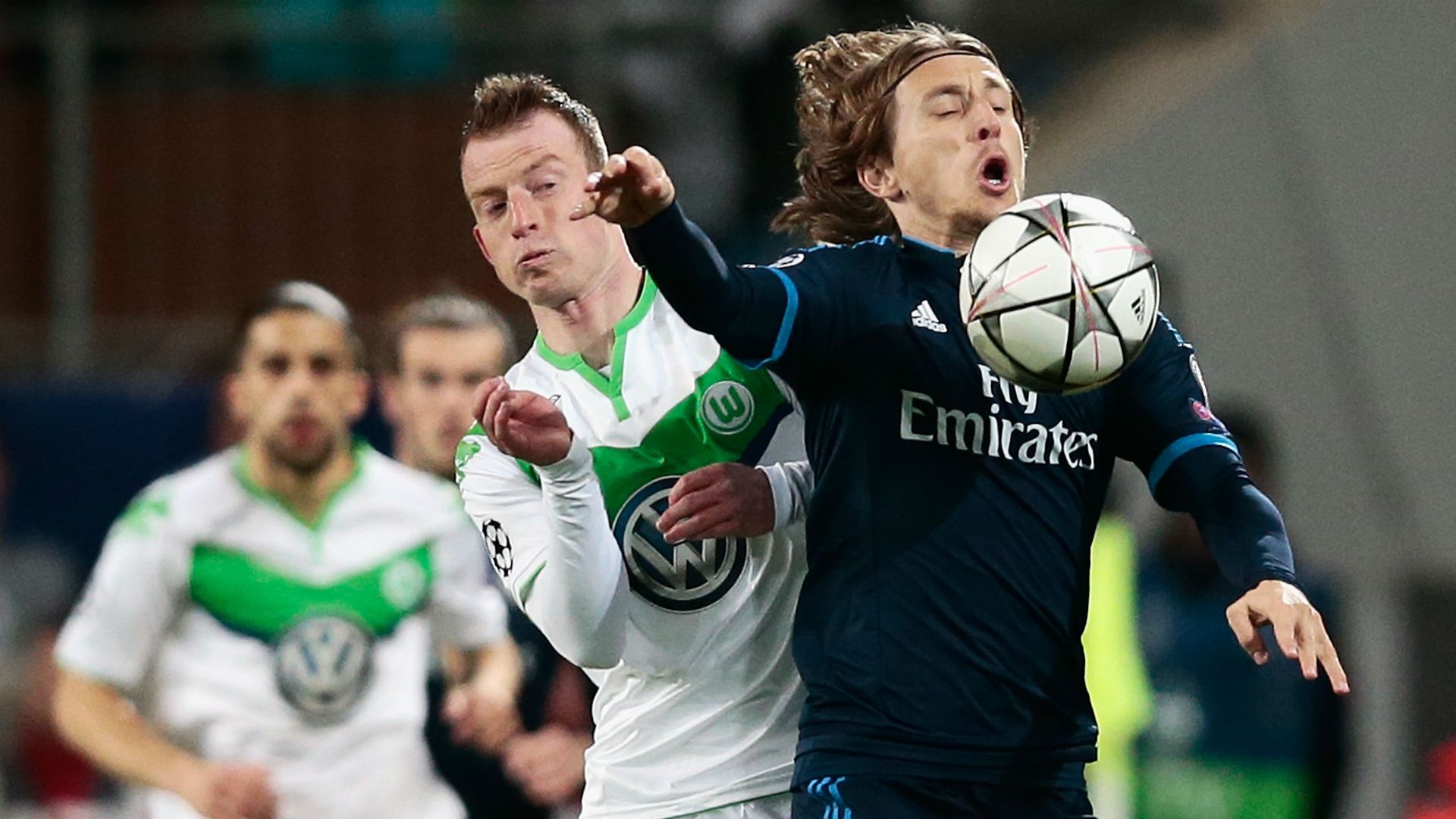 maximilian arnold luka modric - wolfsburg 2 real 0 - champions league - 06042016