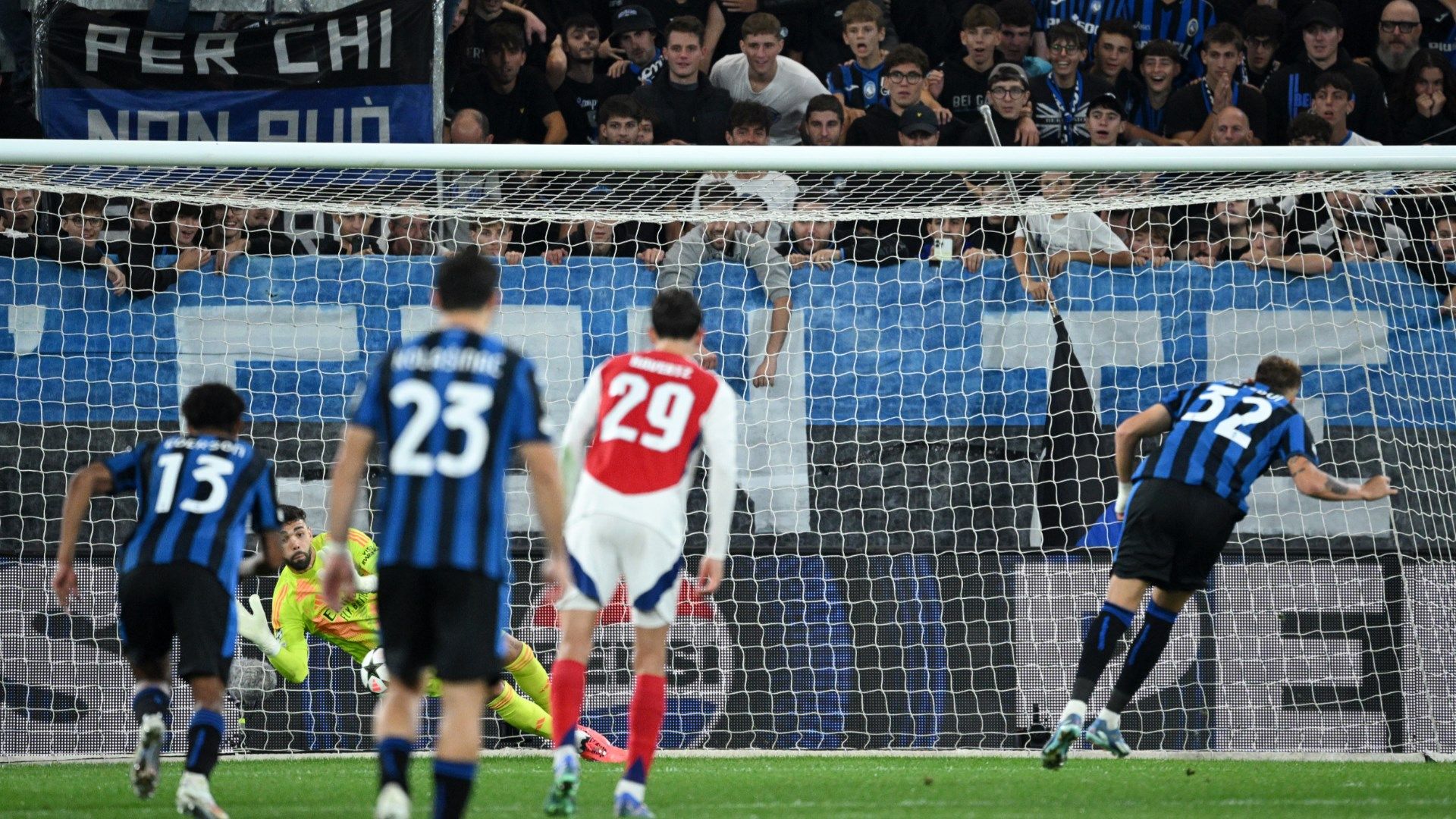 Retegui penalty Atalanta Arsenal