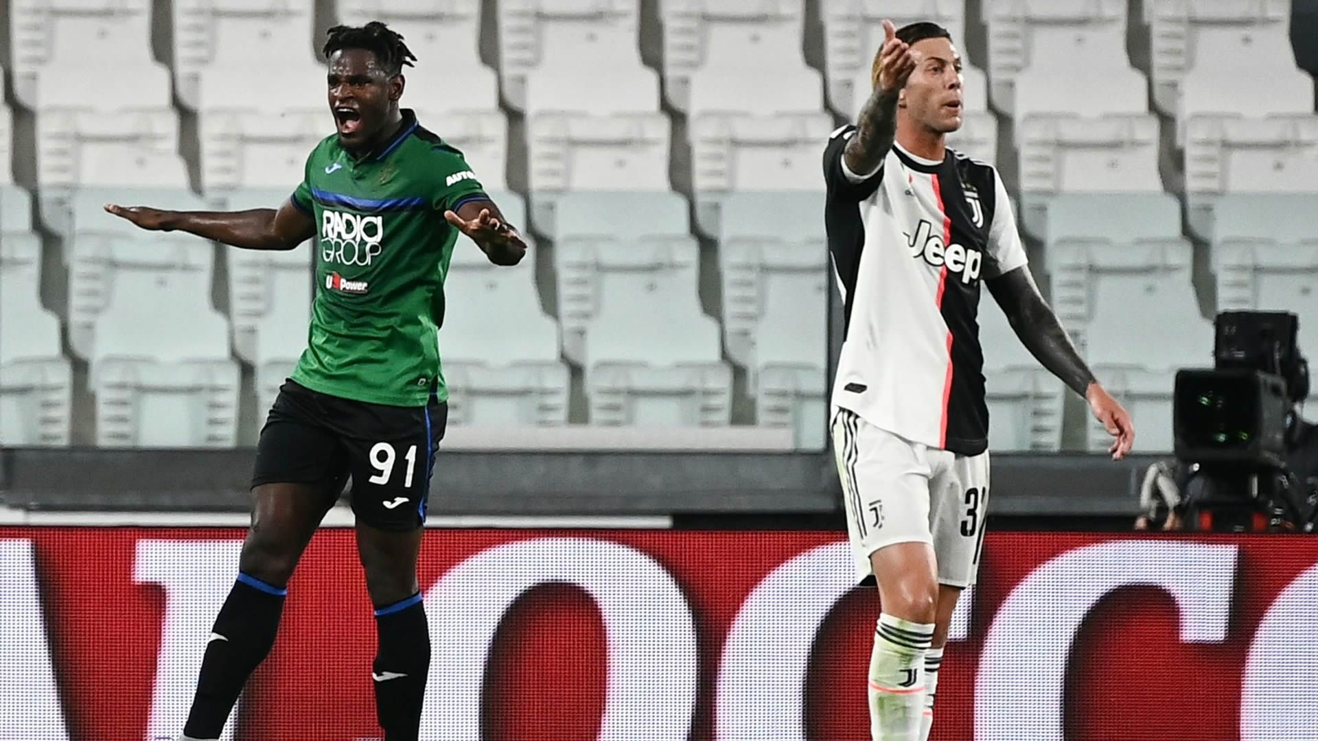 Duván Zapata Juventus Atalanta Serie A 2020