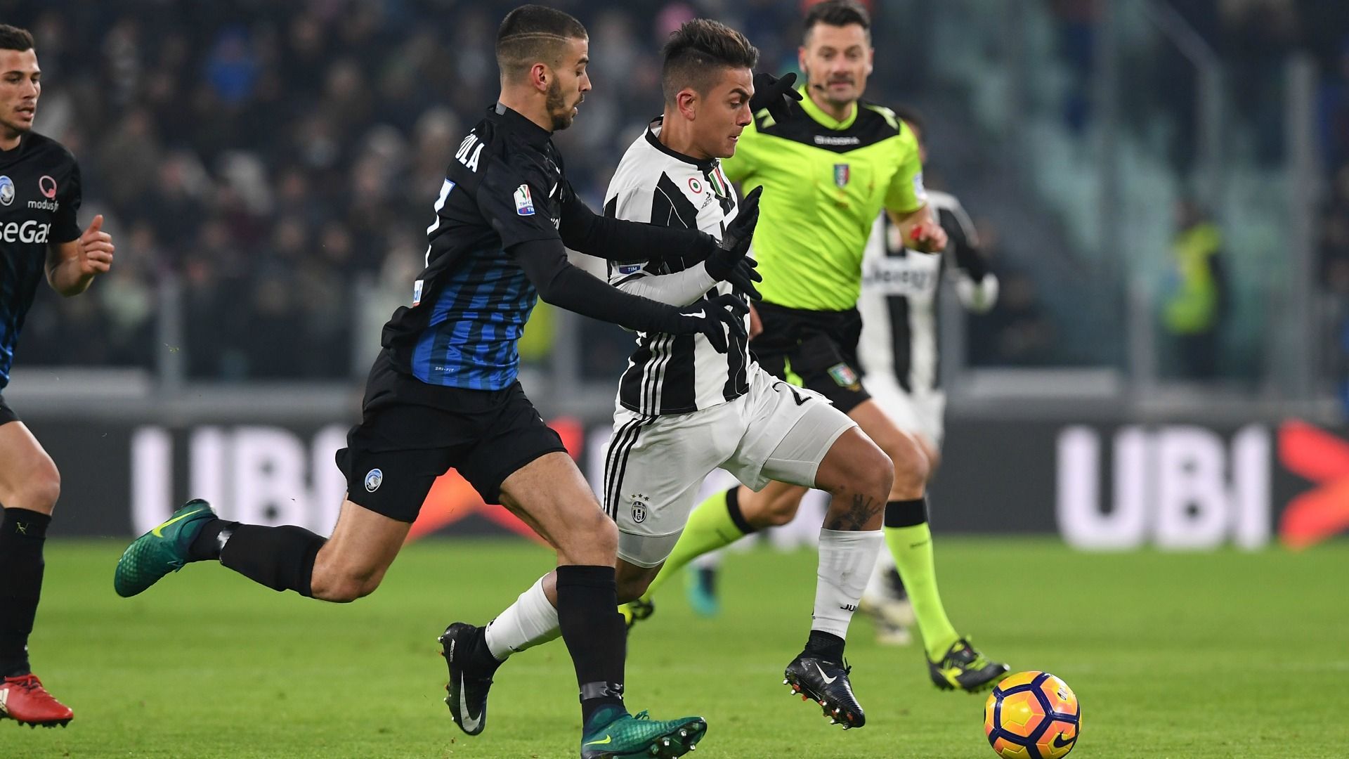 Paulo Dybala Leonardo Spinazzola Juventus Atalanta Coppa Italia