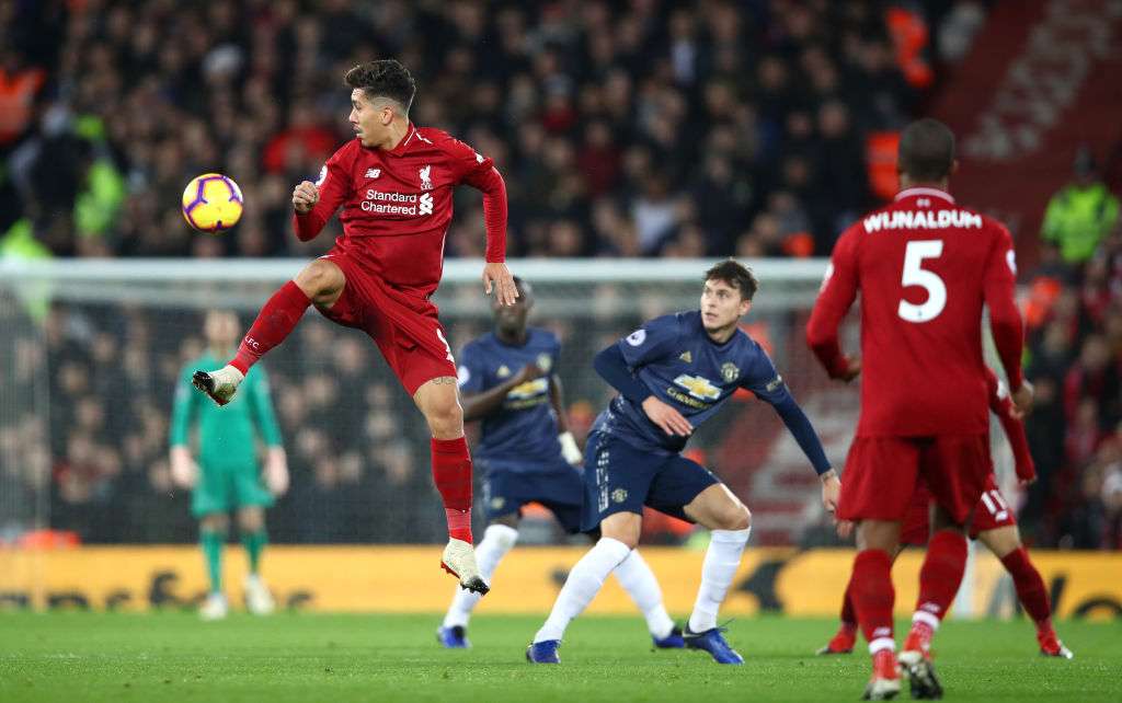 Roberto Firmino Liverpool Manchester United EPL 161218