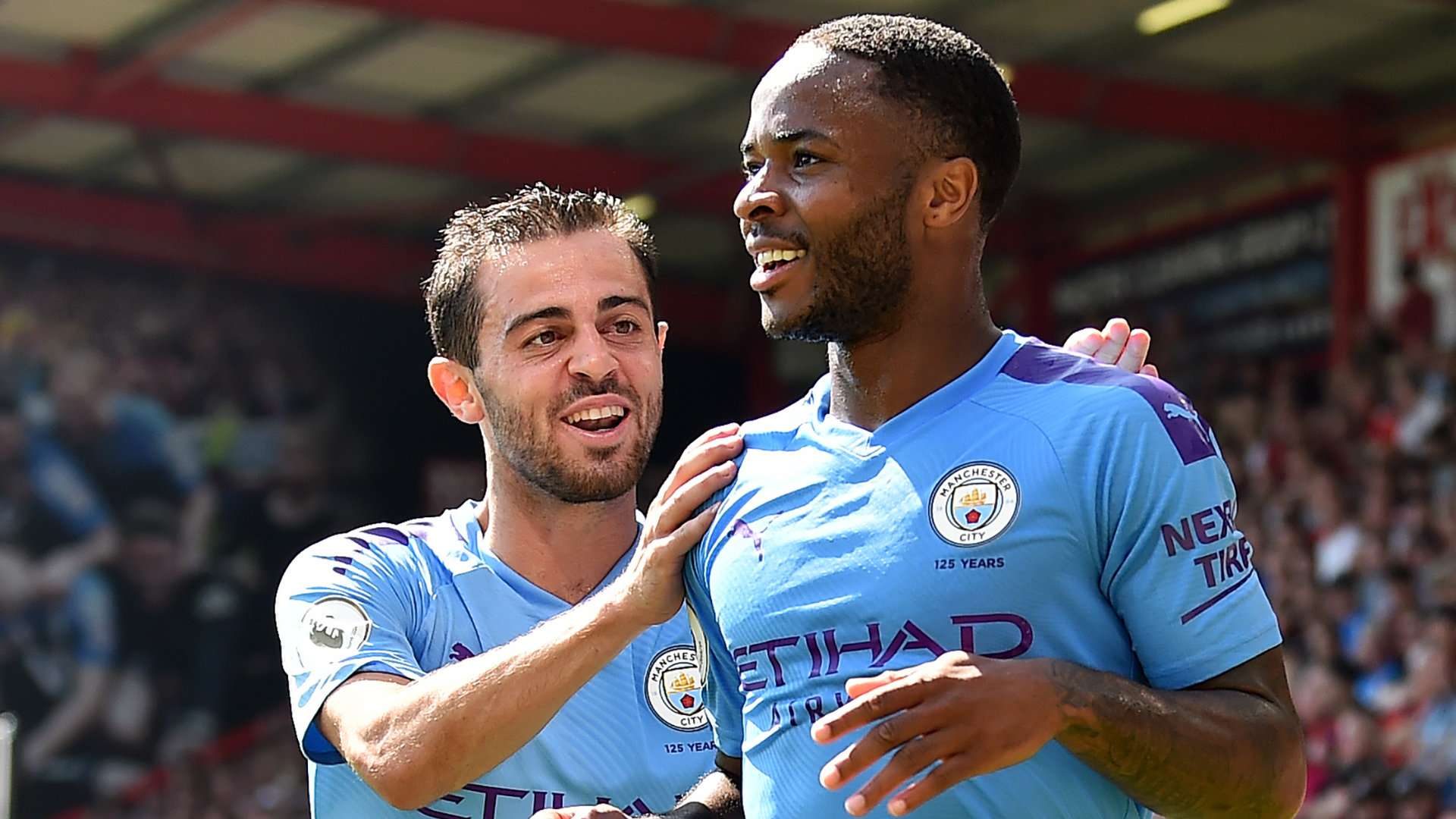 Raheem Sterling Bernardo Silva Bournemouth vs Manchester City 2019-20