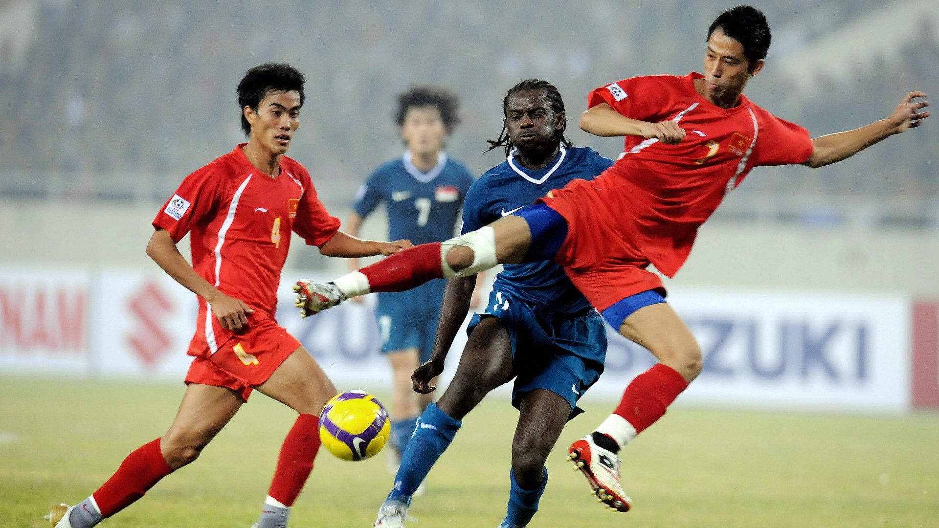 AFF 2008 Agus Casmir & Le Phuoc Tu - Vu Nhu Thanh - Singapura & Vietnam