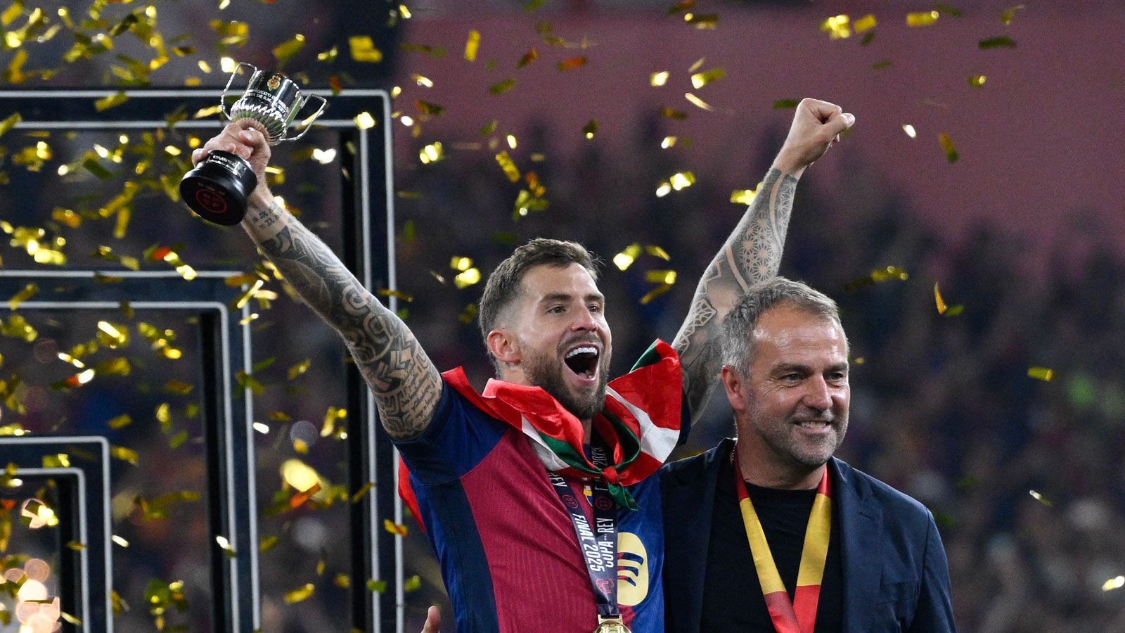 Inigo Martinez & Hansi Flick