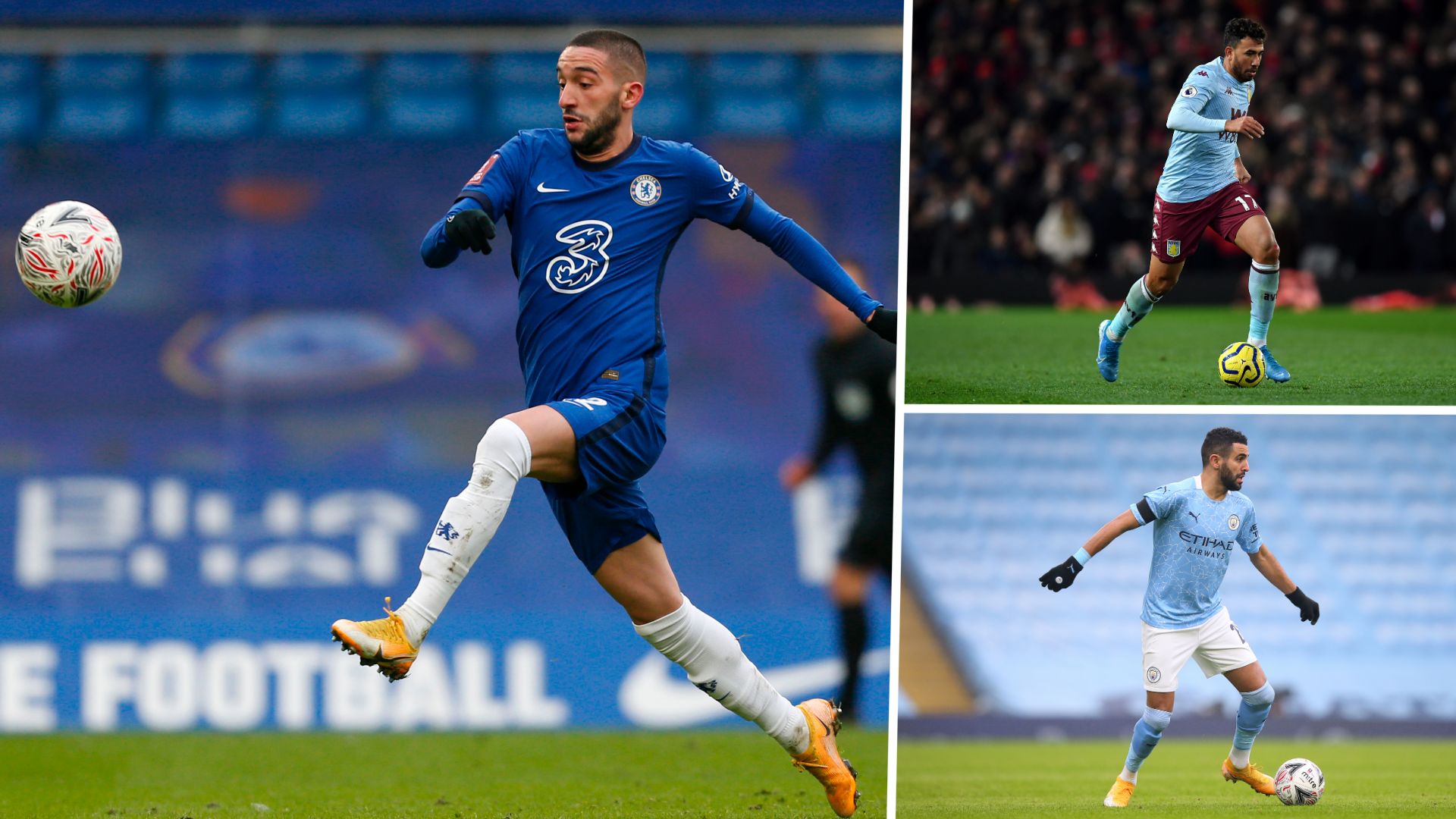 Ziyech, Mahrez, Trezeguet