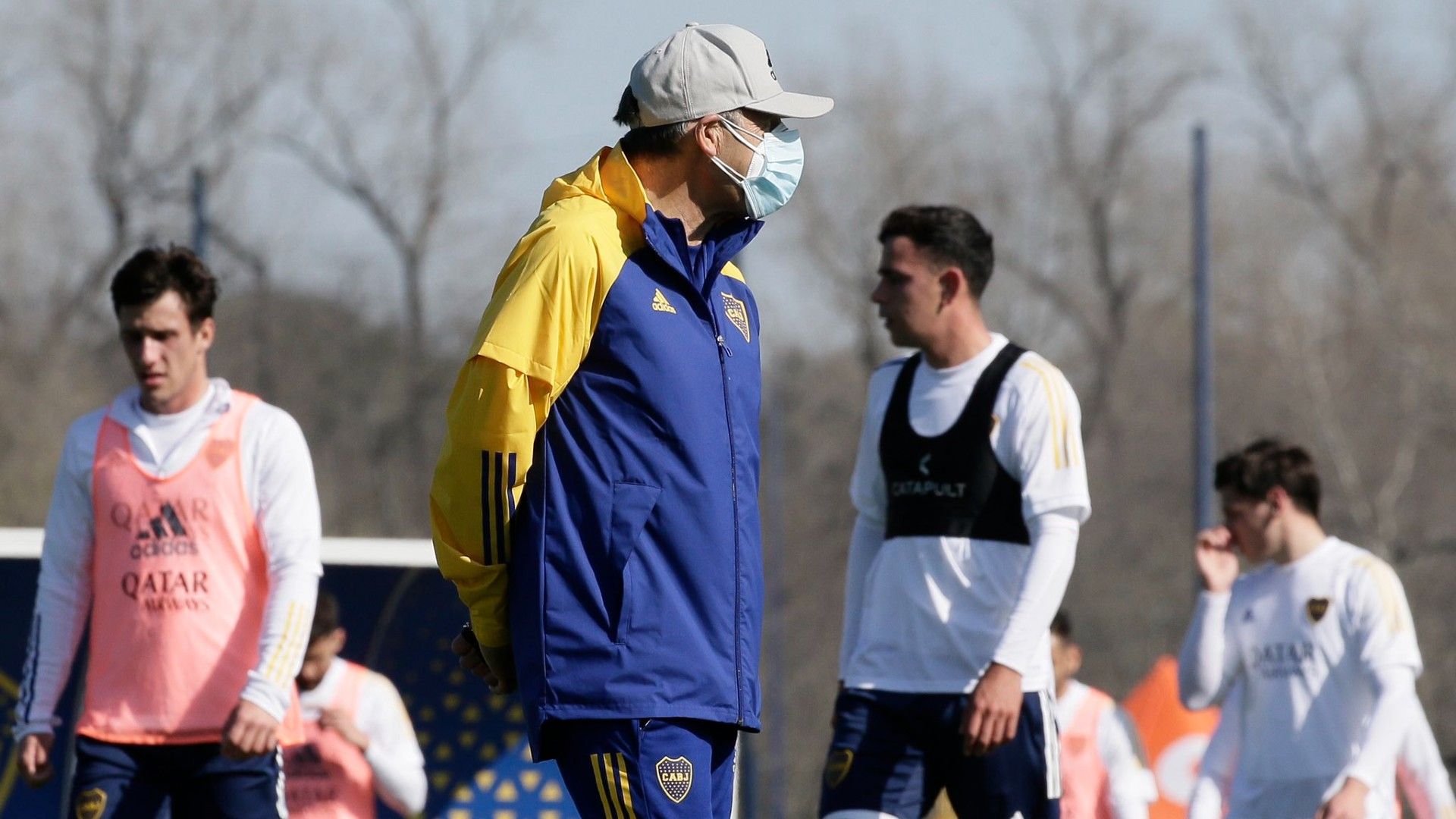 Miguel Angel Russo Entrenamiento Boca Coronavirus 2020