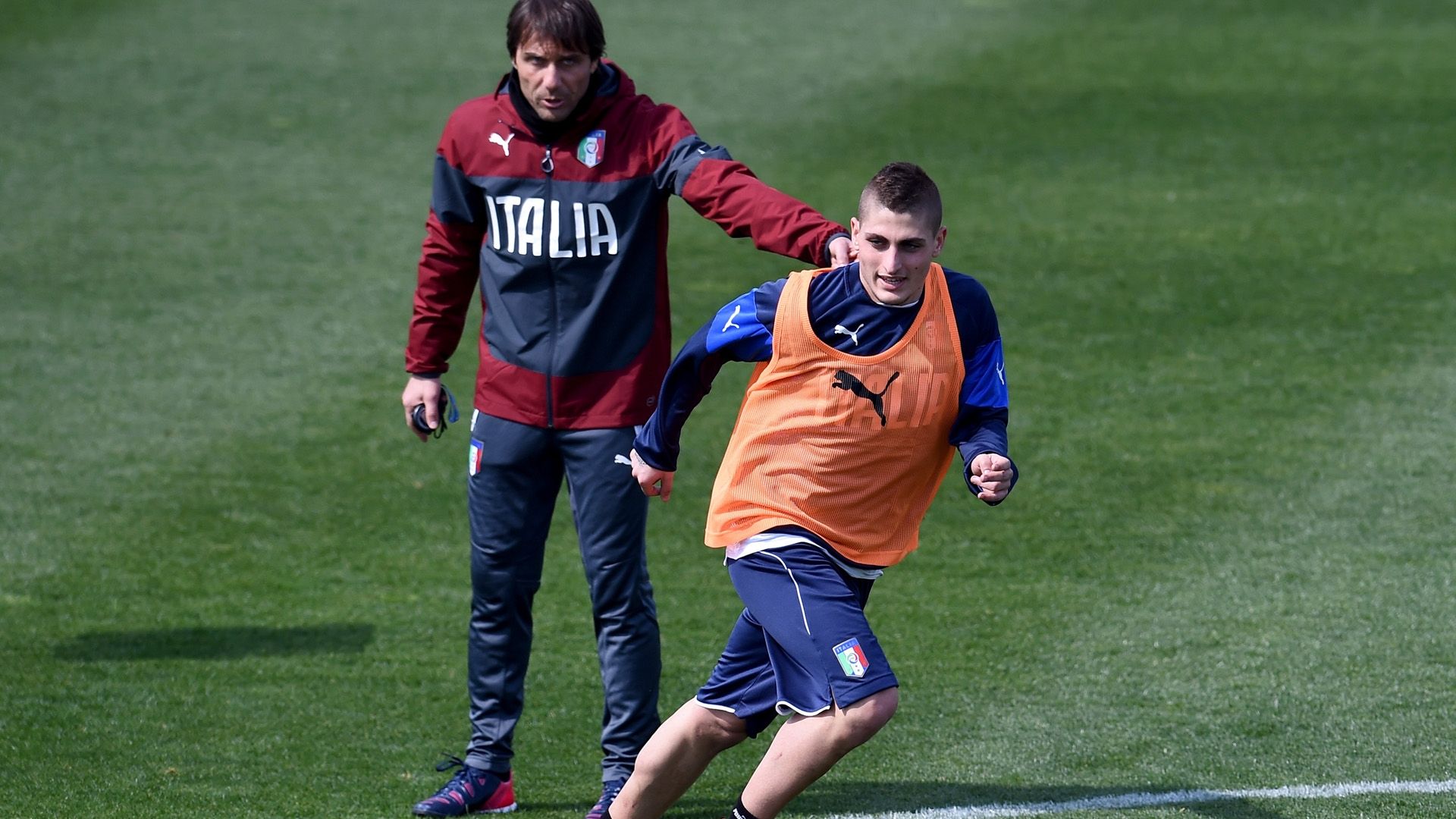 Marco Verratti Antonio Conte Italy