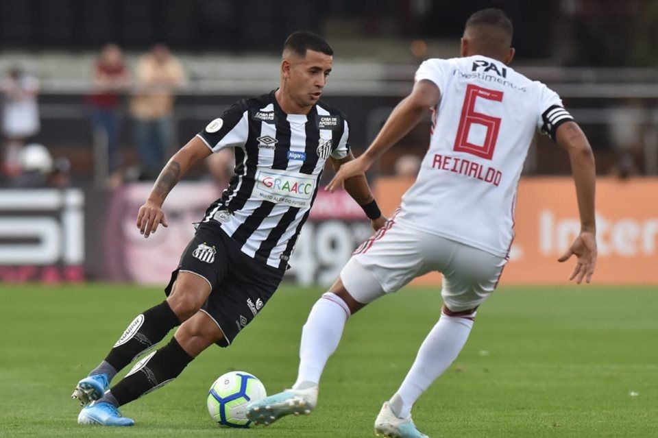 Reinaldo Derlis Gonzales São Paulo x Santos 100819