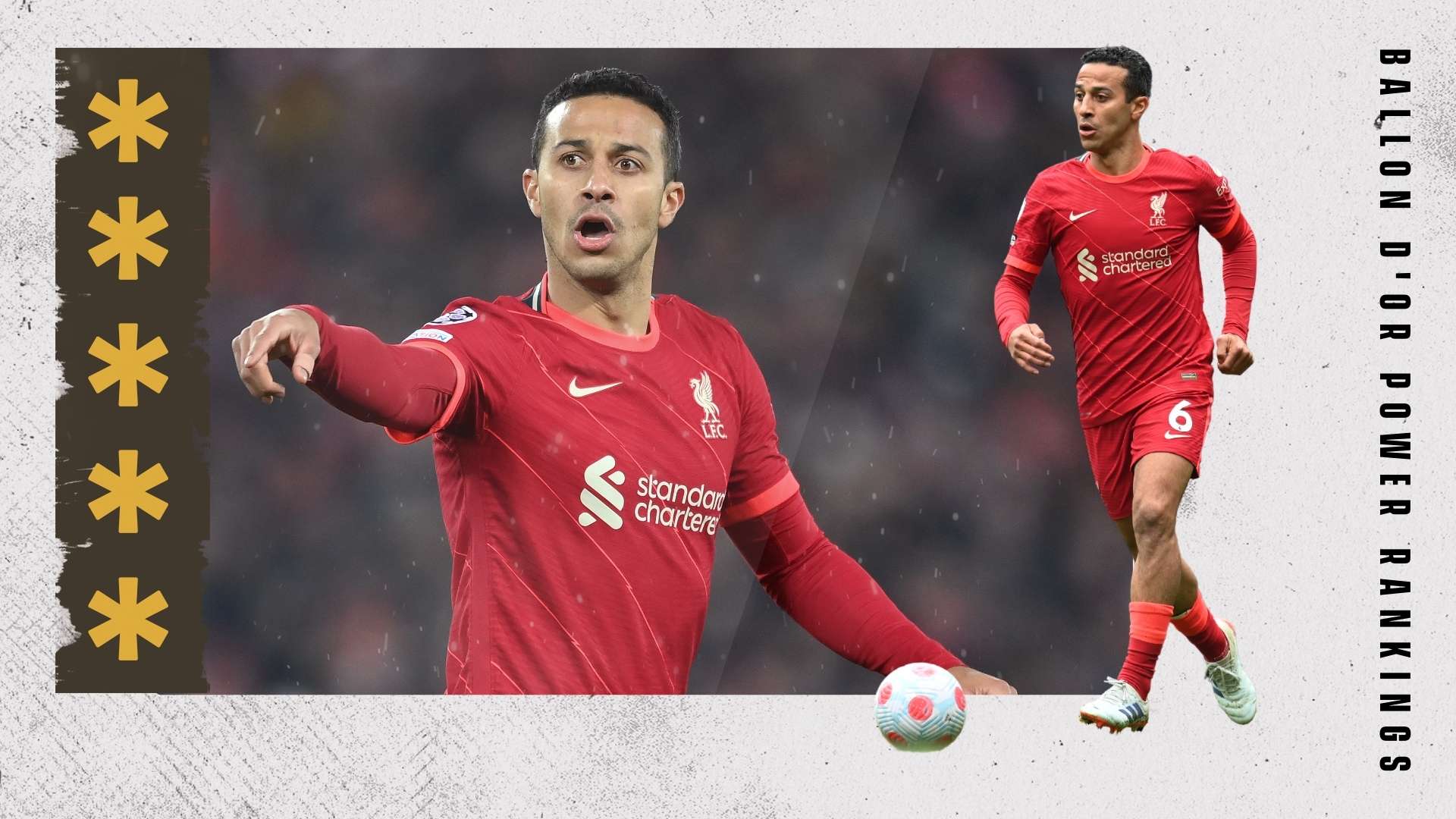 Thiago Alcantara Ballon d'Or Rankings GFX